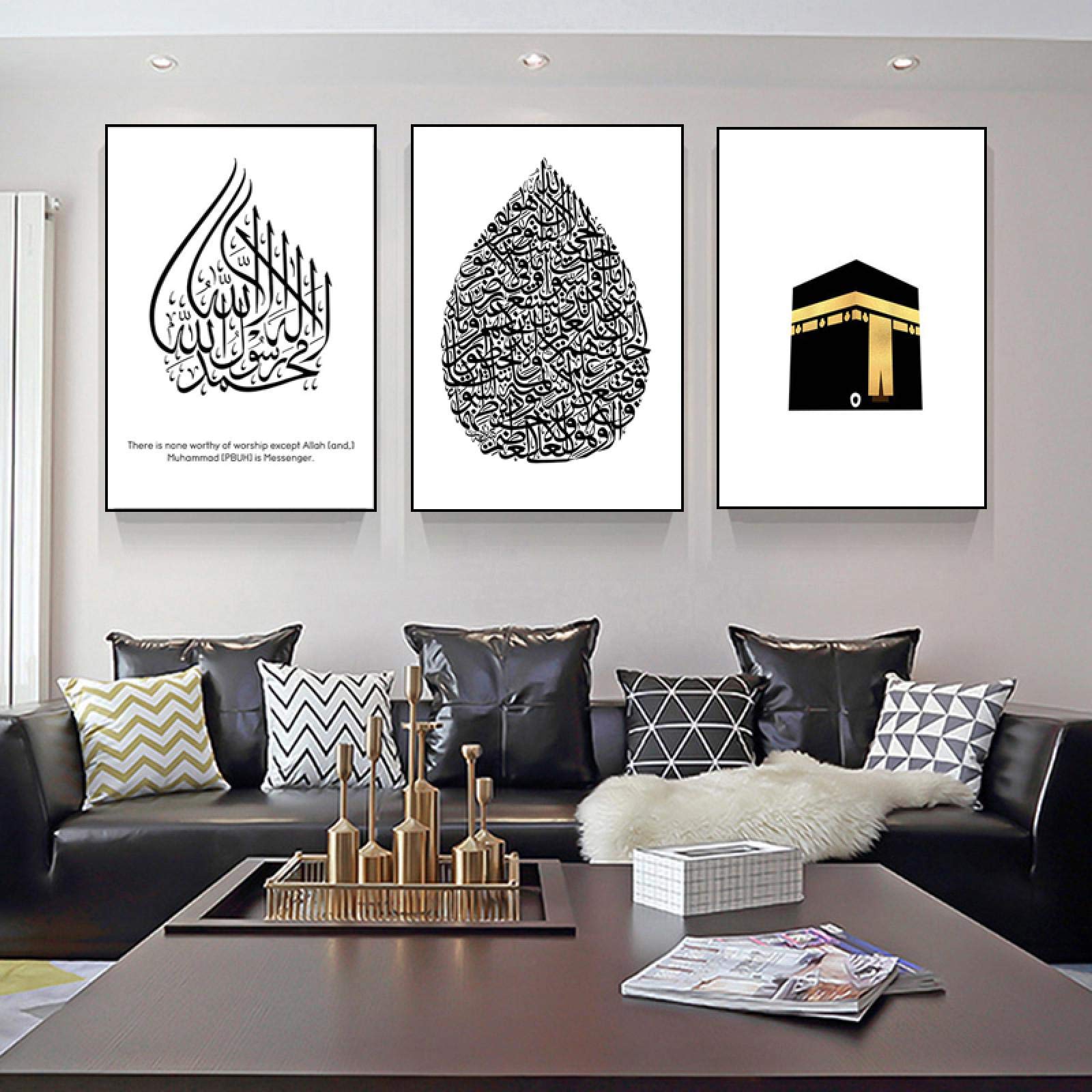 Buy CUTMG Modern Islamic Art Painting Ayatul Kursi Mosque Muslim