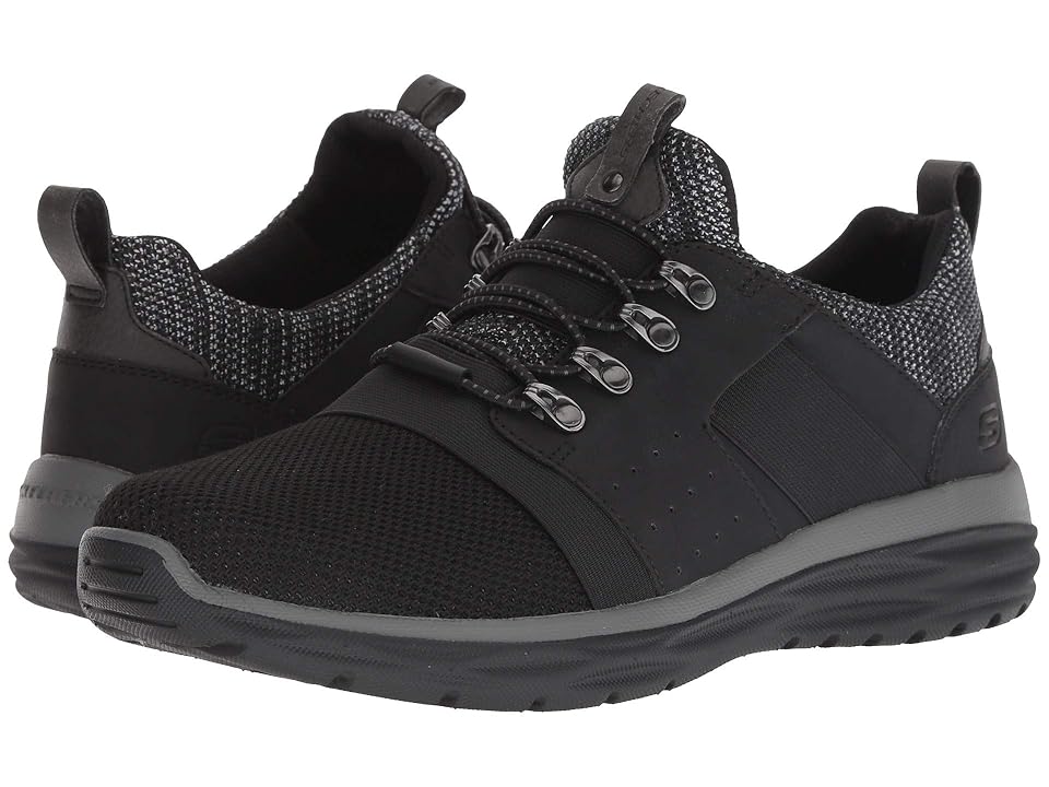 

SKECHERS Harsen - Asego (Black) Men's Shoes