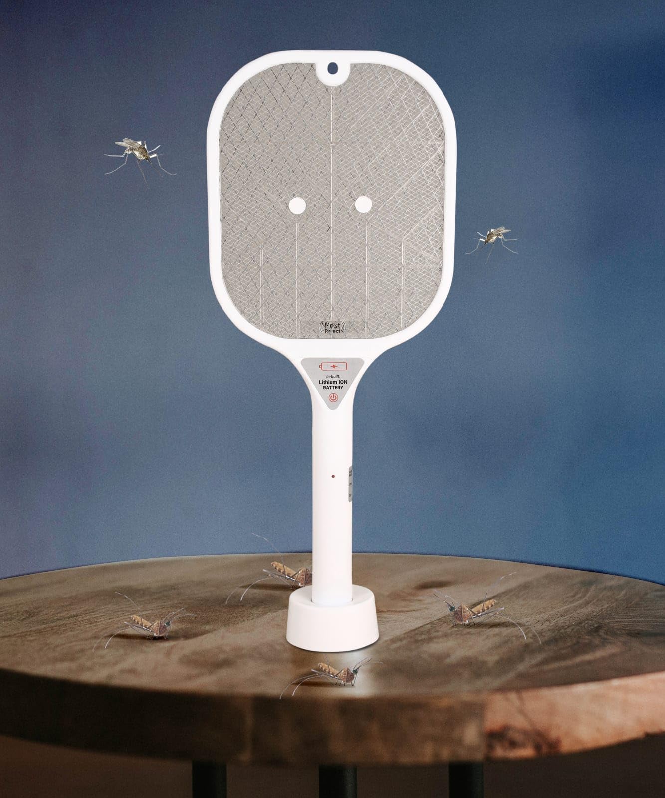 PEST REJECT Mosquito Bat 1200mAh Lithium-Ion Battery UV Light Lamp Five Nights Mosquito Killer Autokill 2-in-1 Mosquito Racquet, Rechargeable Handheld Electric Fly Swatter Set Bamboo/Mosquito Racquet (B0CNKLPWDK) Amazon Price History, Amazon Price Tracker