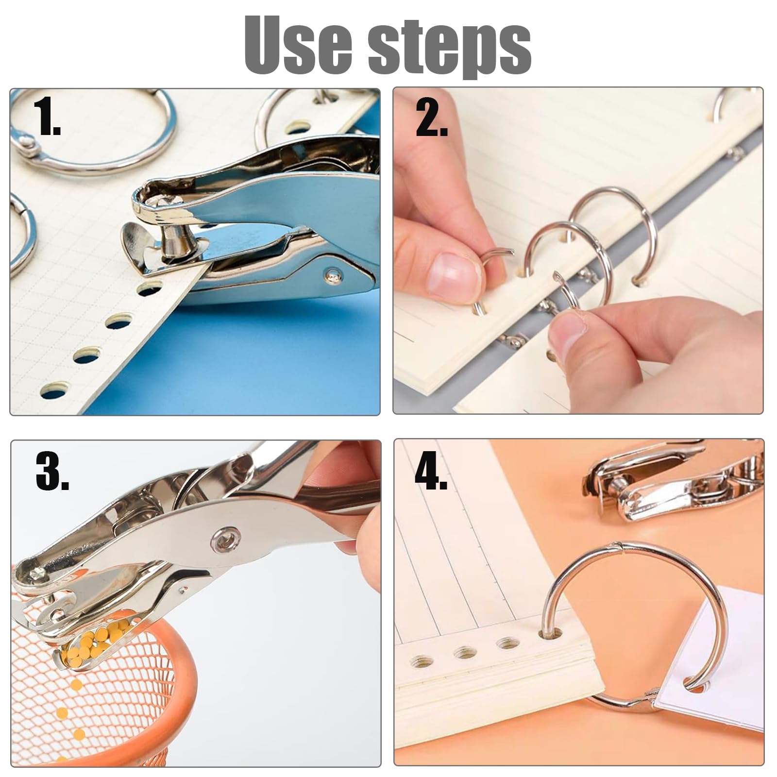 Candeon Punzonatrice A Foro Singolo, 3mm Perforatore A Pinza - Foto 14