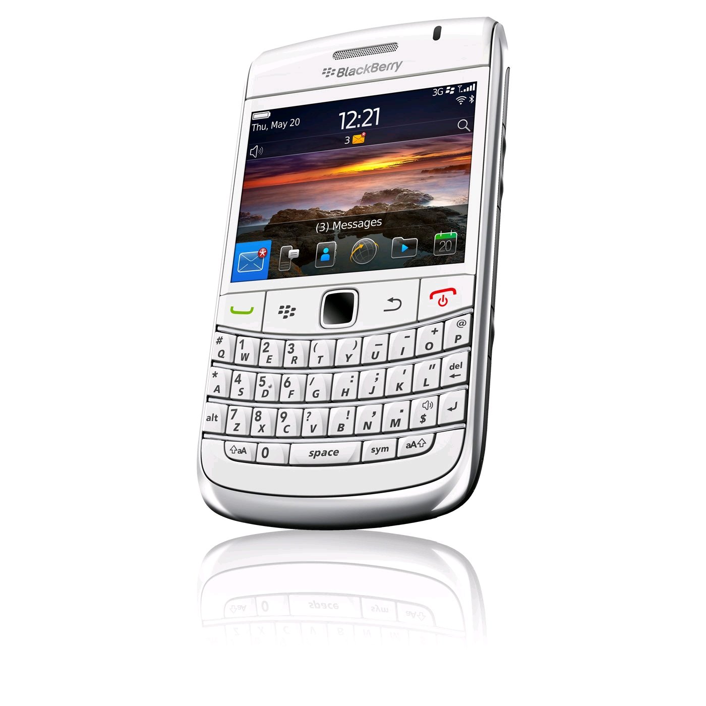 Amazon.com: BlackBerry Bold 9780 - EU - Qwerty - White