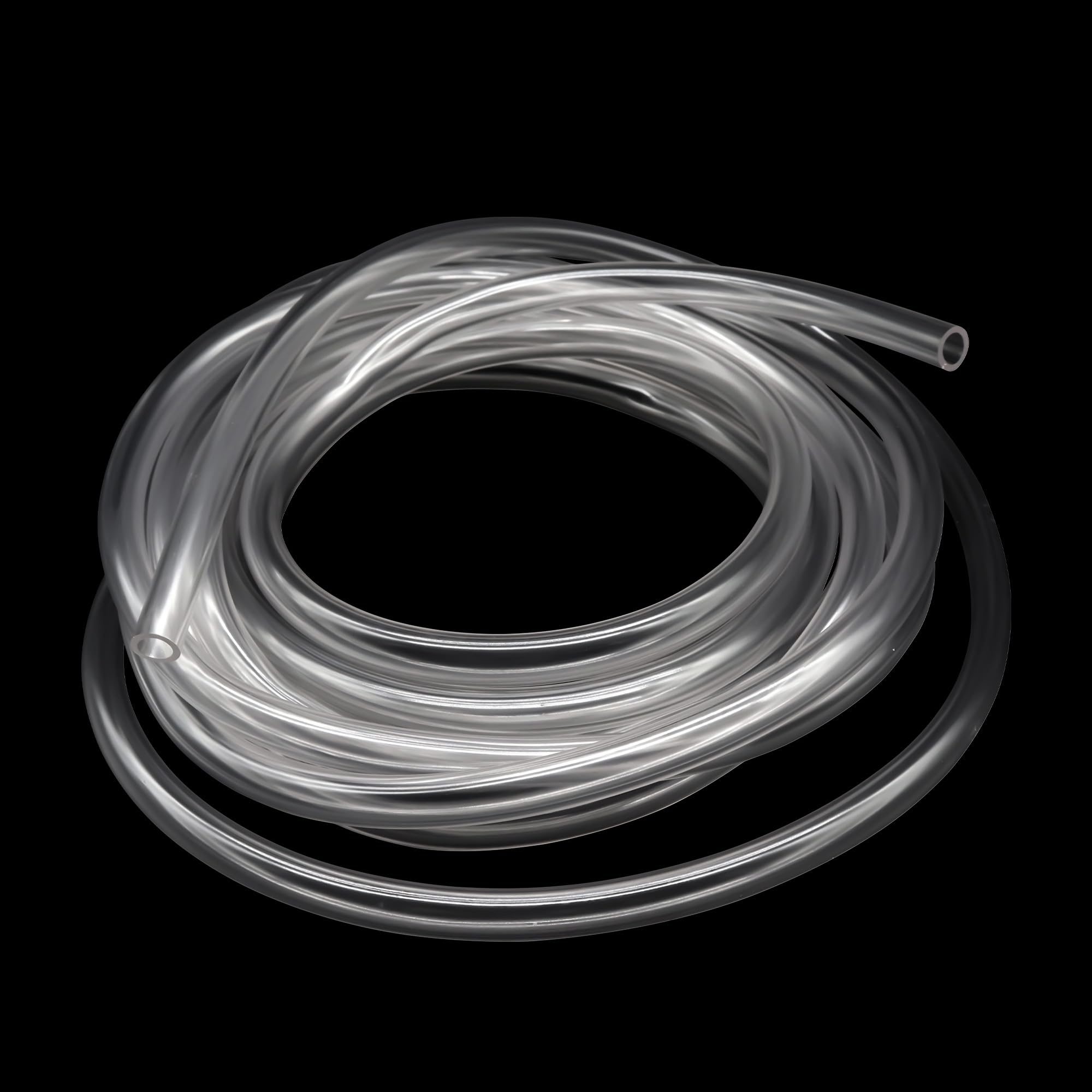 LAVMHAB PVC Tube 12mm ID x 15mm OD 4m(13.1ft) Clear Vinyl Hose PVC Tubing, Lightweight and Flexible Plastic Tubing Water Air Pipe