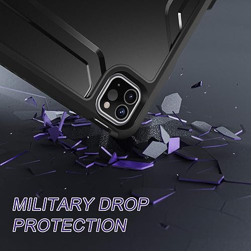 Miniatura 5 de Soke Funda para iPad Pro de 11 pulgadas 2022202120202018iPad Air de 54 generación, protector de pantalla integrado, compatible con la segunda carga