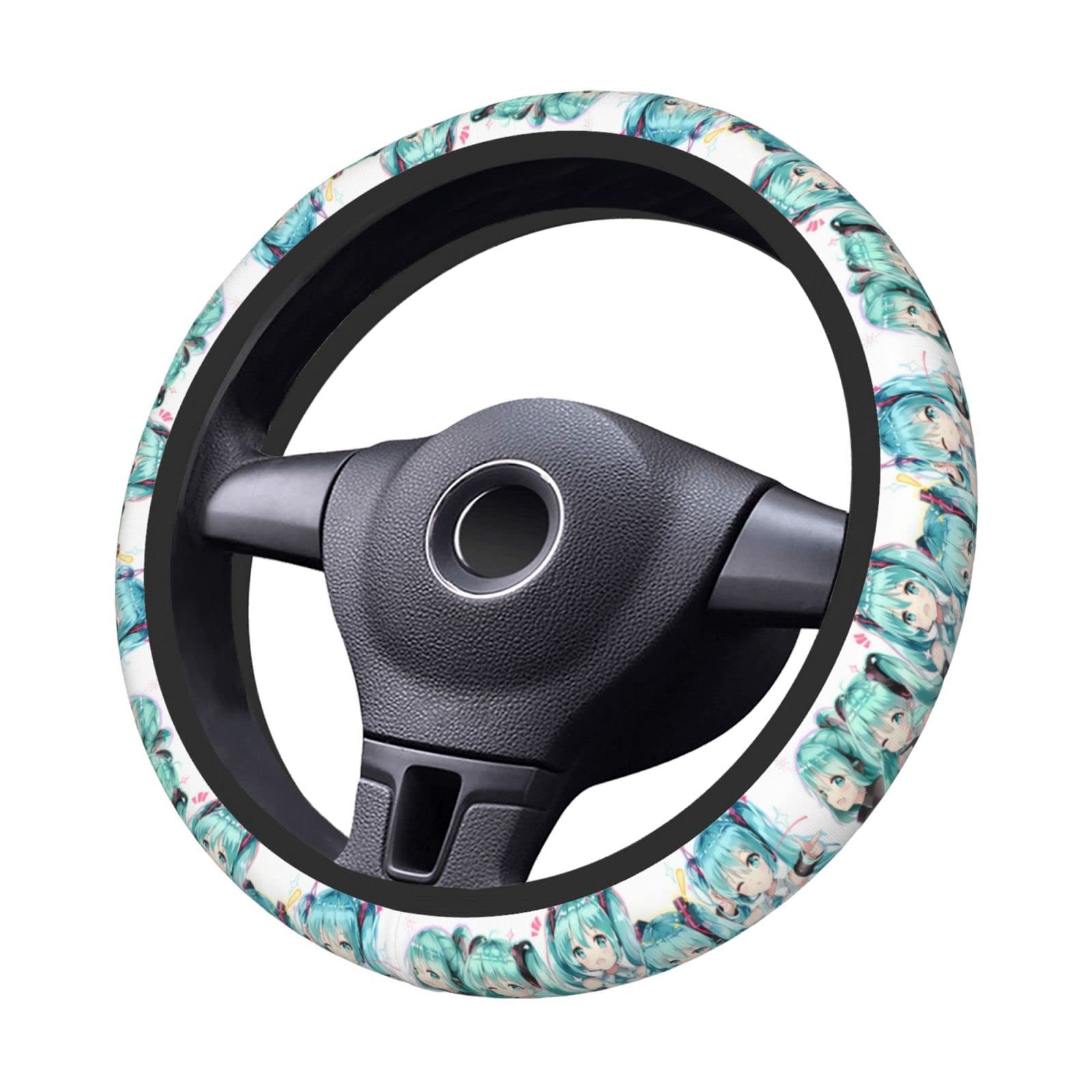 Amazon | 初音 ミク 車用 ハンドルカバー おしゃれ 滑り止め