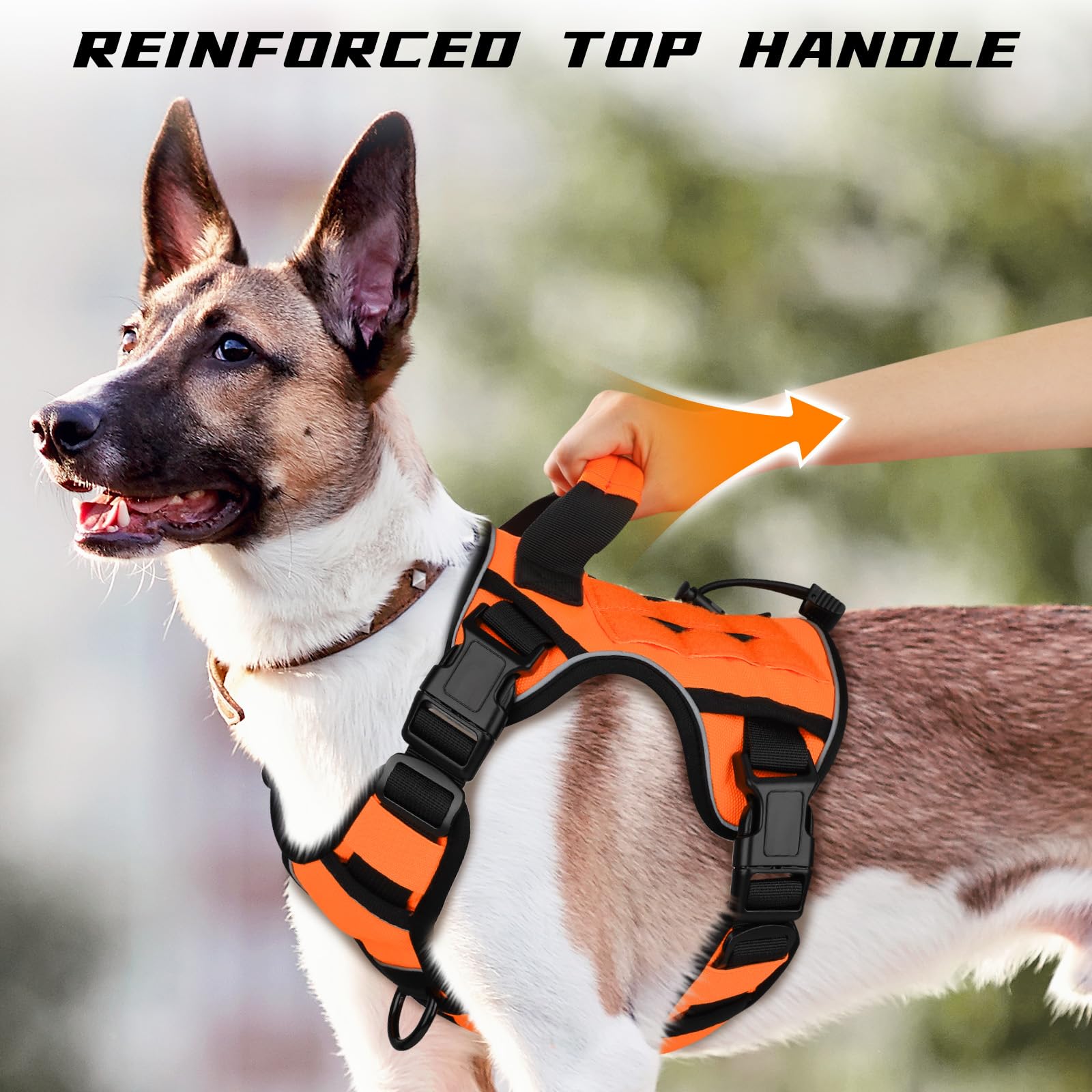 Tactical Vest Tactical Dog Harness Pet Military Training Dog Vest
