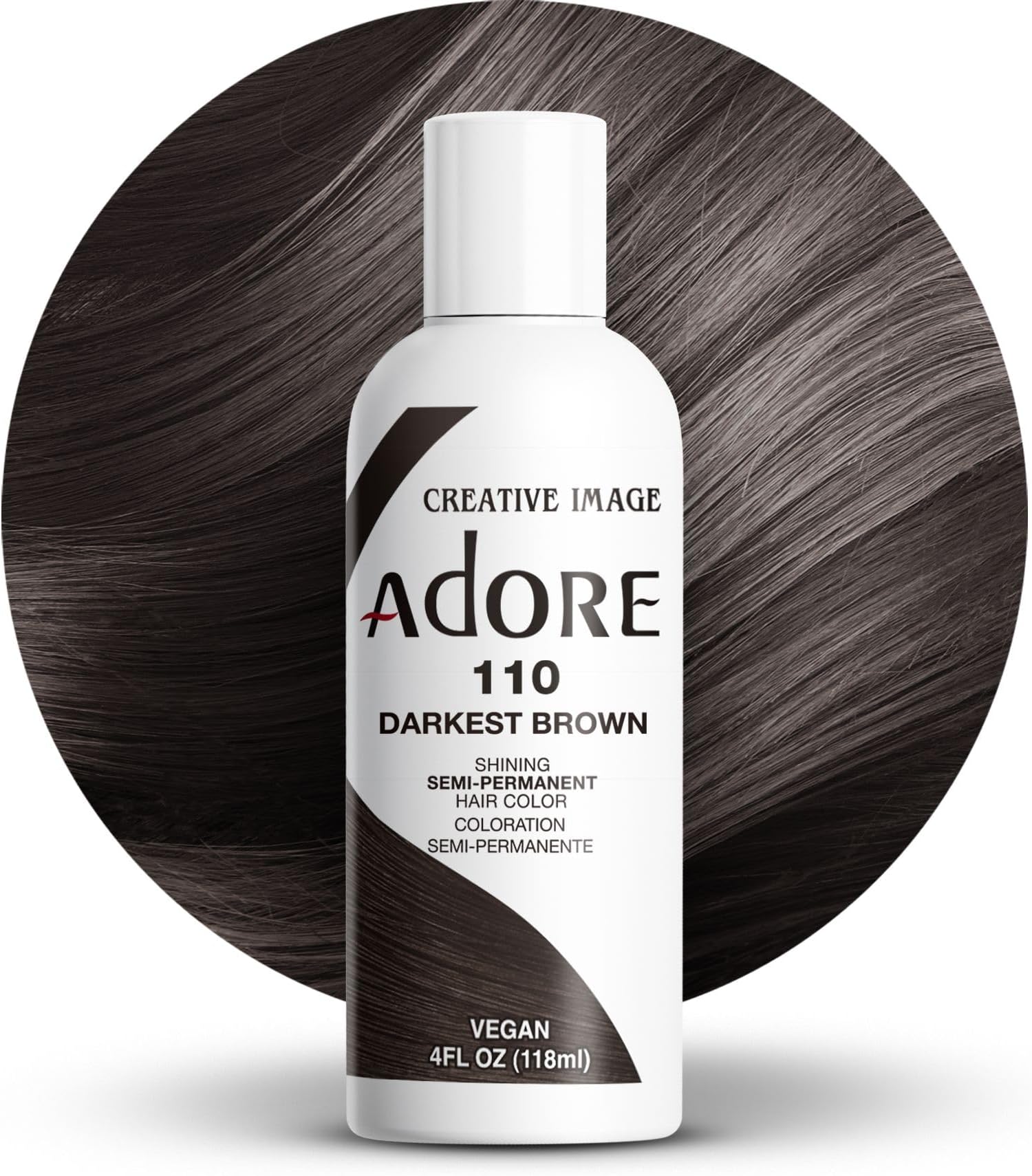 Adore Creative Image Hair Color #110 Darkest Brown AD