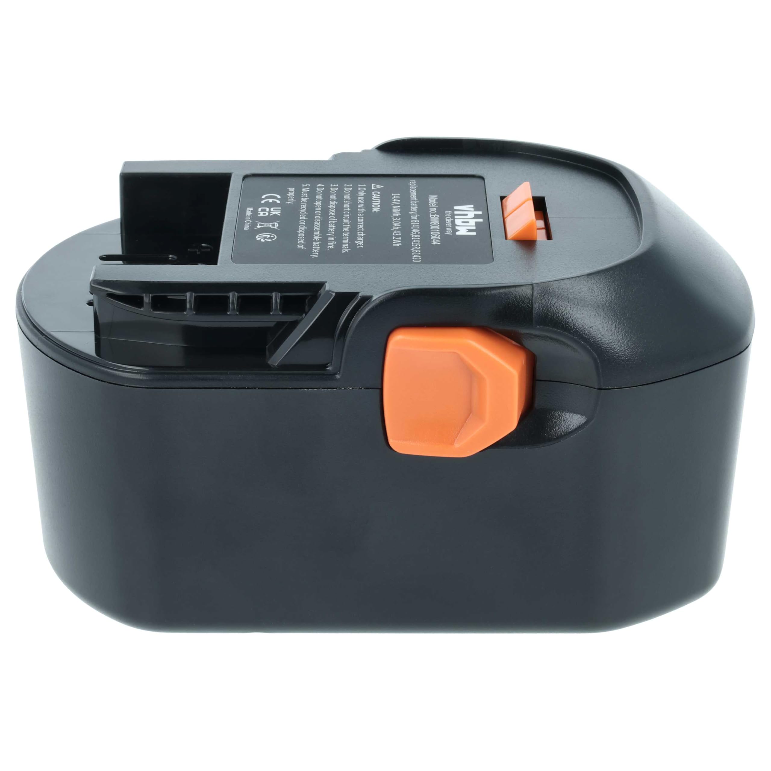 vhbw 3 x akumulator zamienny do Würth 0700980420, 0700980425 do narzędzi (3000 mAh, NiMH, 14,4 V)