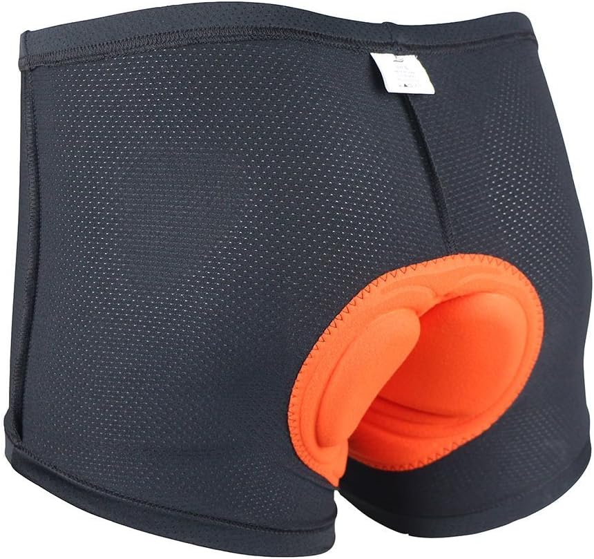 Velomayka Men Bicycle Cycling Comfortable Underwear Gel 3D Padded Bike Short Pants(M) Black