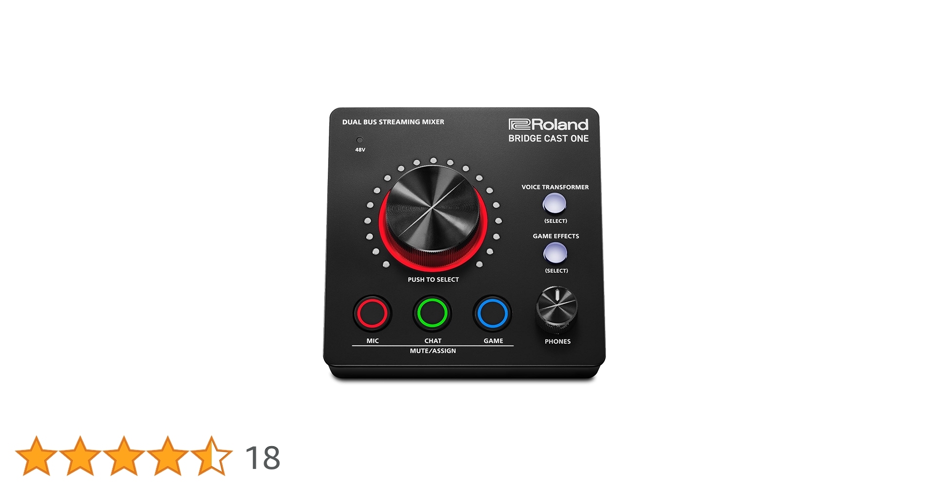 Roland Bridge Cast One オーディオインターフェイス ゲーマー、配信者向けオーディオミキサー兼インターフェイスの