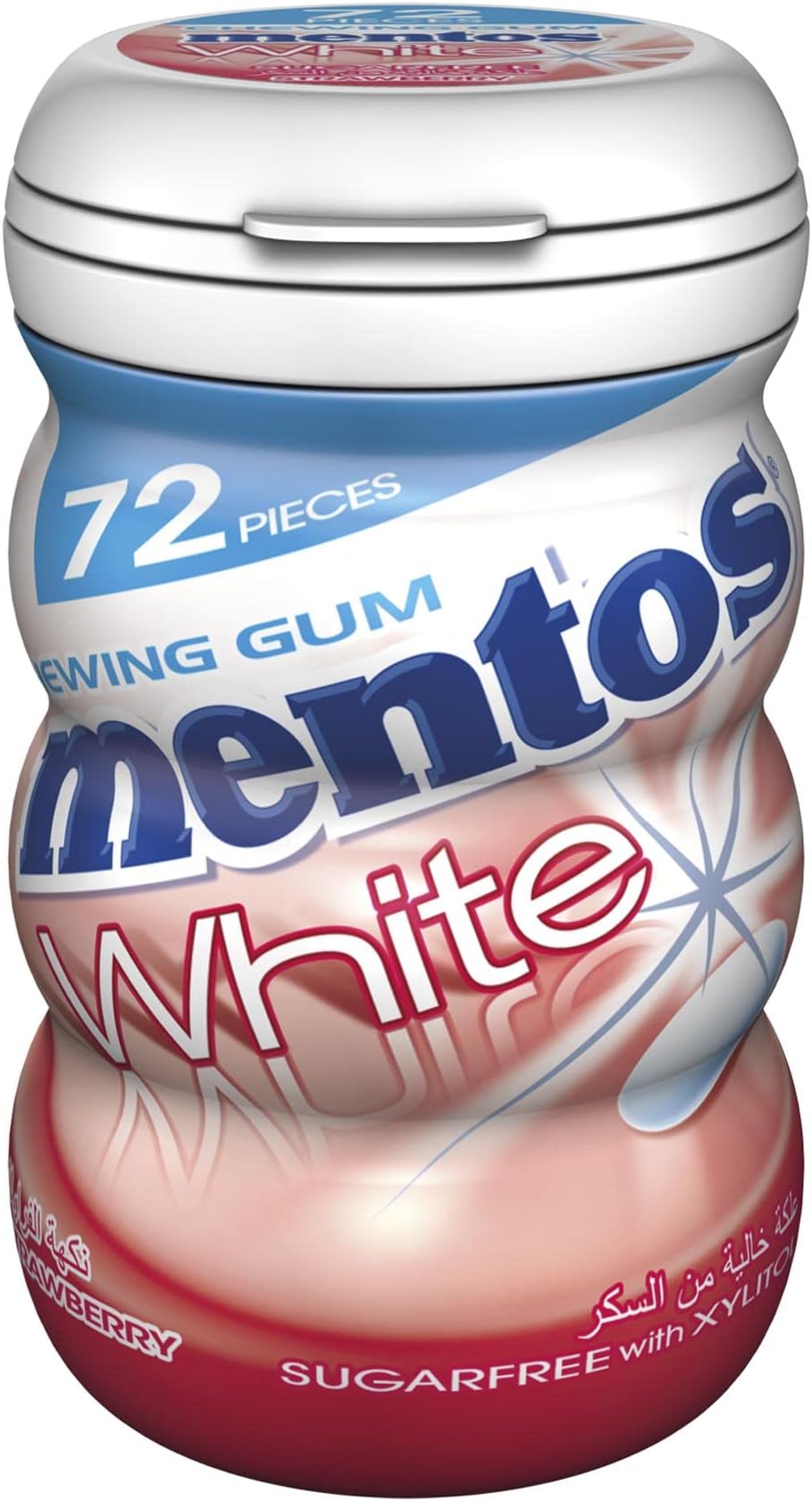 Mentos Gum Always White Sugar-Free Chewing Gum – 72 Pieces