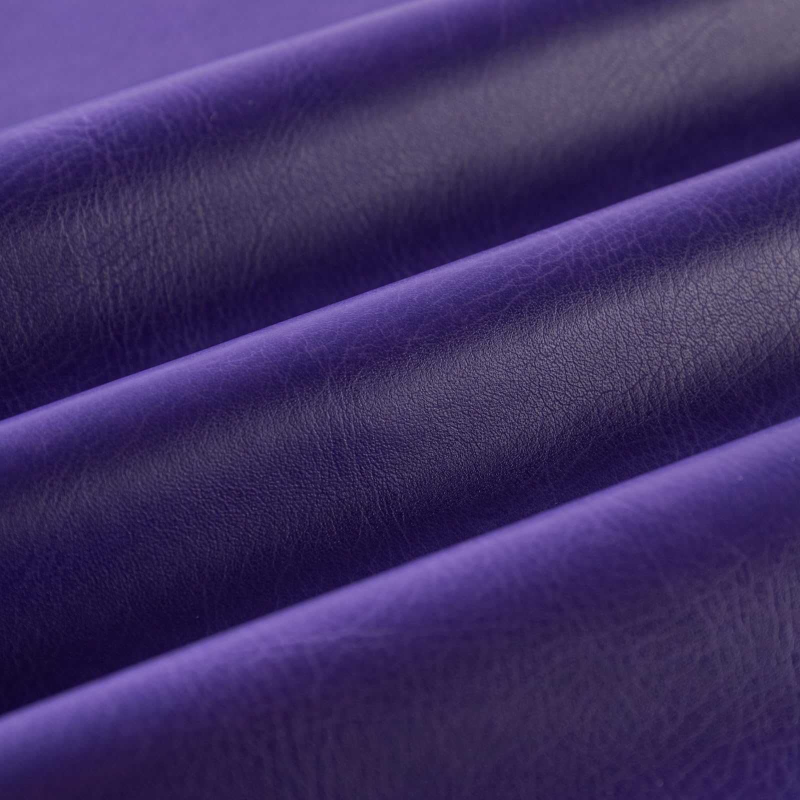 Wooqu PU Leather Book Cloth, Polyurethane Coated and Non-Woven Base, Leather-Like Look, Soft, 17x29”, for Book Binding, Vintage Grain, Purple