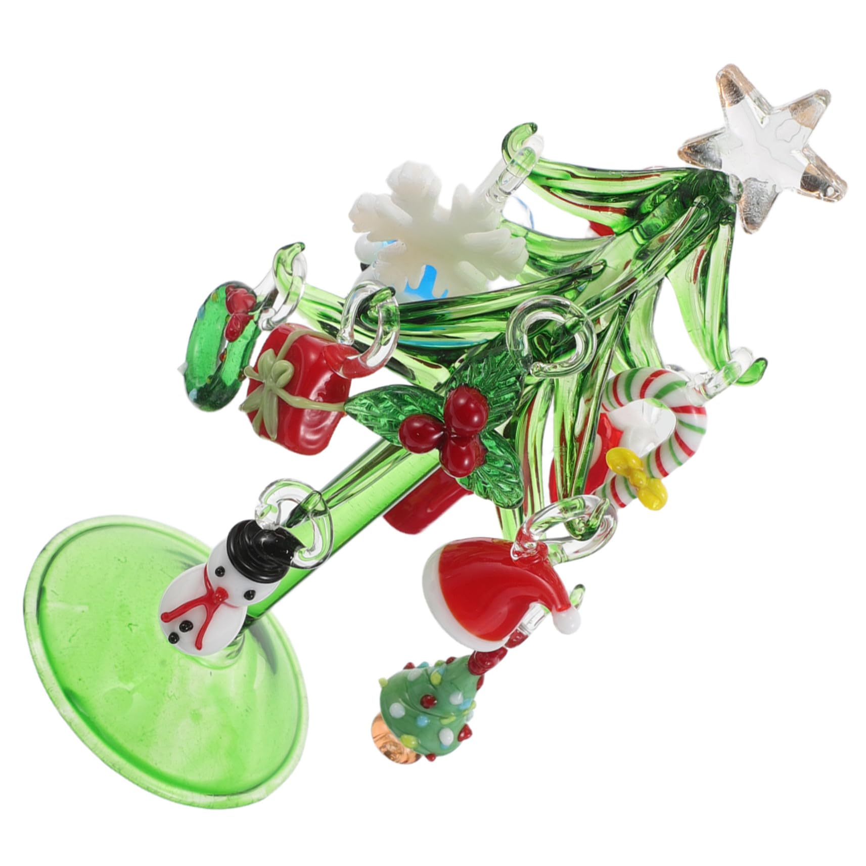 Petit arbre de Noel verre sapin cristal de table decoration