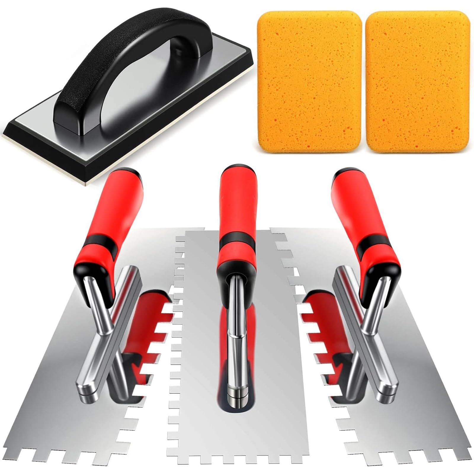 Geavonyg Stainless Steel Corner Trowel Tool Group For Side Implementation In Construction Tasks Accuracy Border Trowel