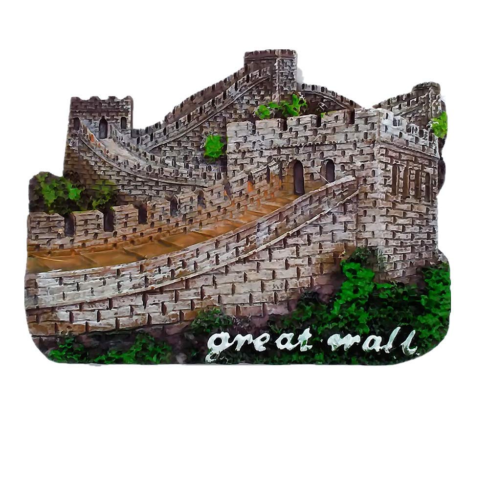 Muyu Magnet Great Wall Beijing China 3D Great Wall Peking China Fridge Magnet Tourist Souvenir Gift, Home Kitchen Decoration Magnetic Sticker Peking Great Wall Refrigerator Magnet Collection