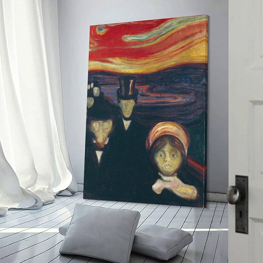 ムンクMunch [ 慰め ]1894年作/ 厚紙に色鉛筆( 複製画 ) /額装 ムンクMunch [ 慰め ]1894年作/ 厚紙に色鉛筆( 複製画 ) /額装