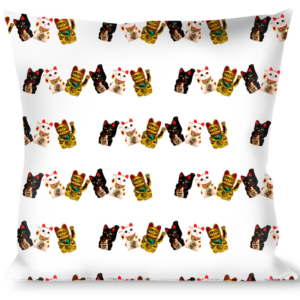 Couvre-lit Lucky Cats avec taie d'oreiller pour une chambre zen et cocooning
