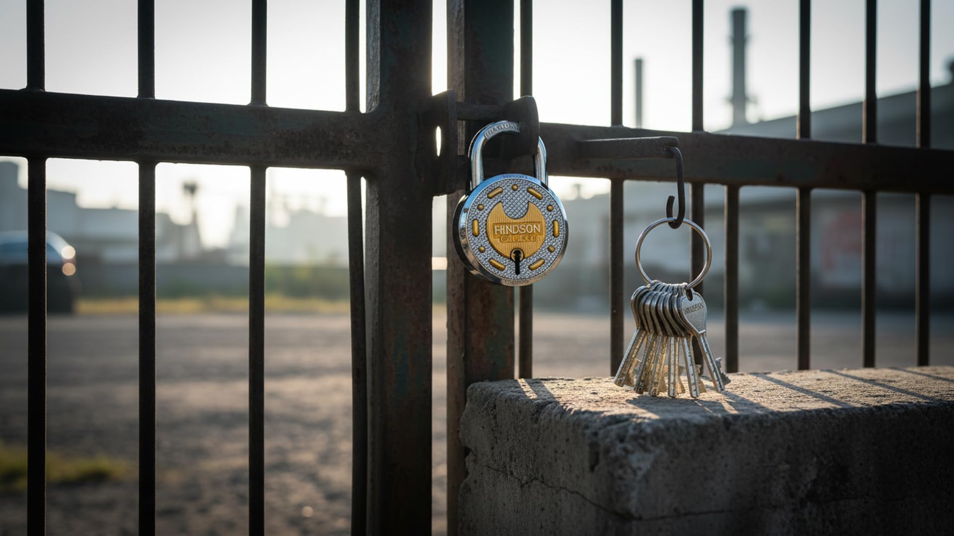 HINDSON Galaxy Round 65mm Lock | Metal Body | Double Locking | Hardened Shackle | 8 Steel Lever | 12 Silver Keys with Keychain | Silver and Gold Finsih | Made in India — Amazon image 5