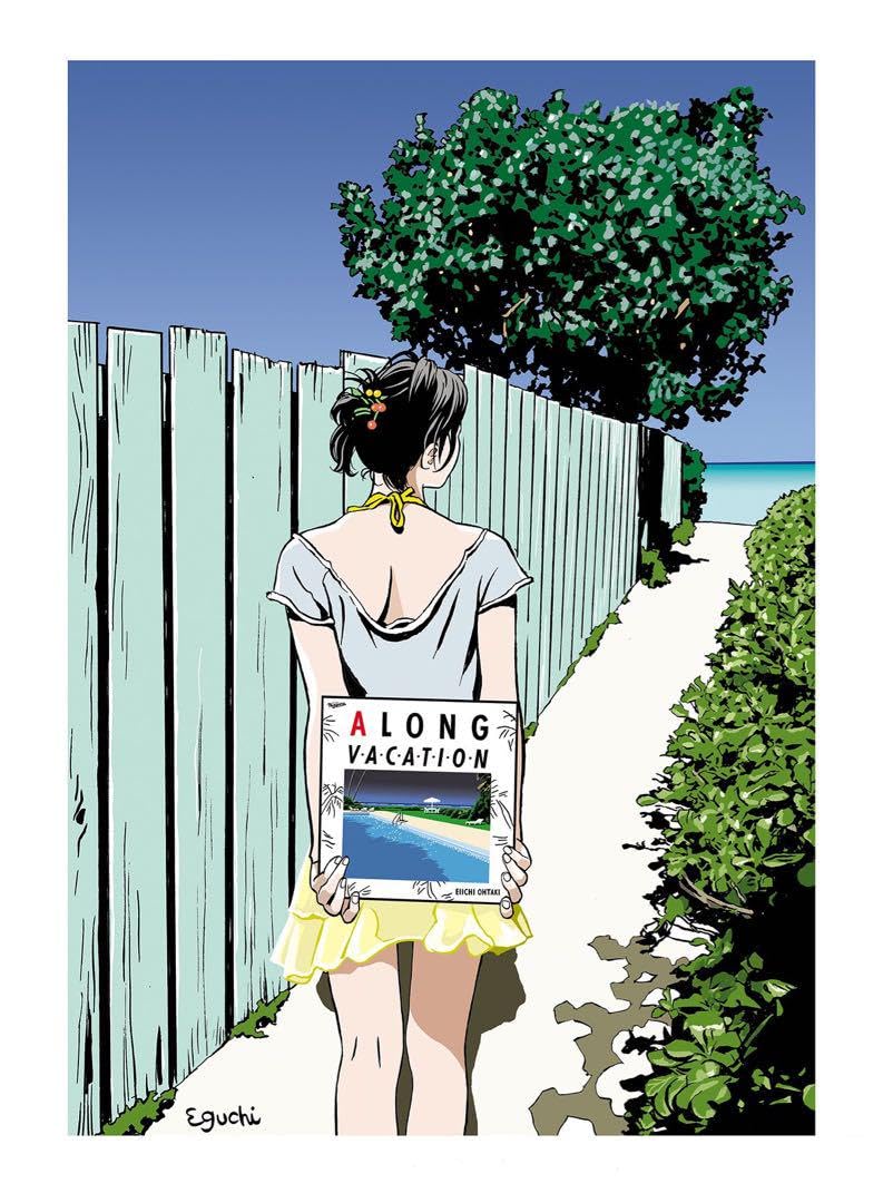 江口寿史 版画 『A LONG VACATION 』初回通常版300部限定 Amazon.co.jp: 江口寿史 版画 A LONG VACATION special.ver