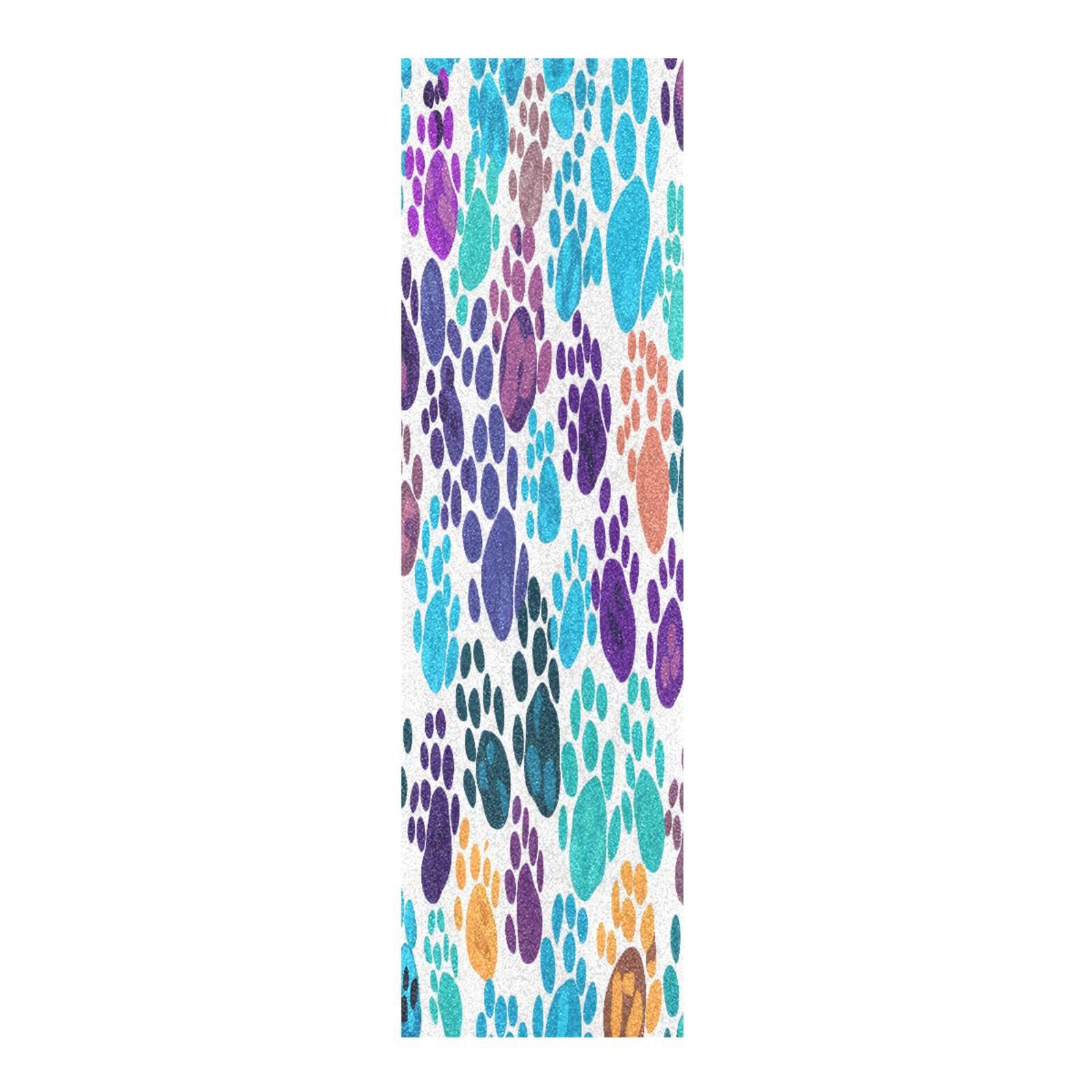 CEBUGI Animal Footprints Skateboard Grip Tape 44x10in Waterproof Tear-Proof Longboard Grip Tape Bubble Free Non-Slip Scooter Grip Tape for Girls Boys