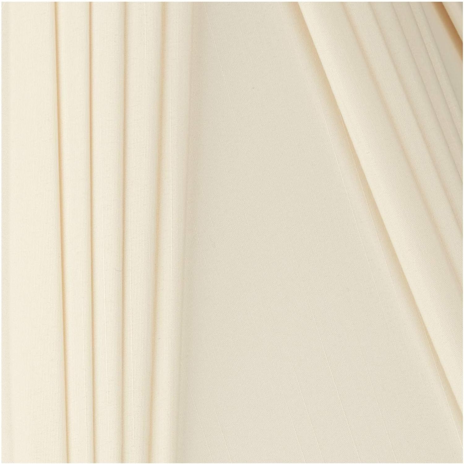 Empire Lamp Shade (Pre-Assembled) Ivory French Drape White Large 6" Top x 17" Bottom x 12" High Spider with Replacement Harp and Finial Fitting - Springcrest