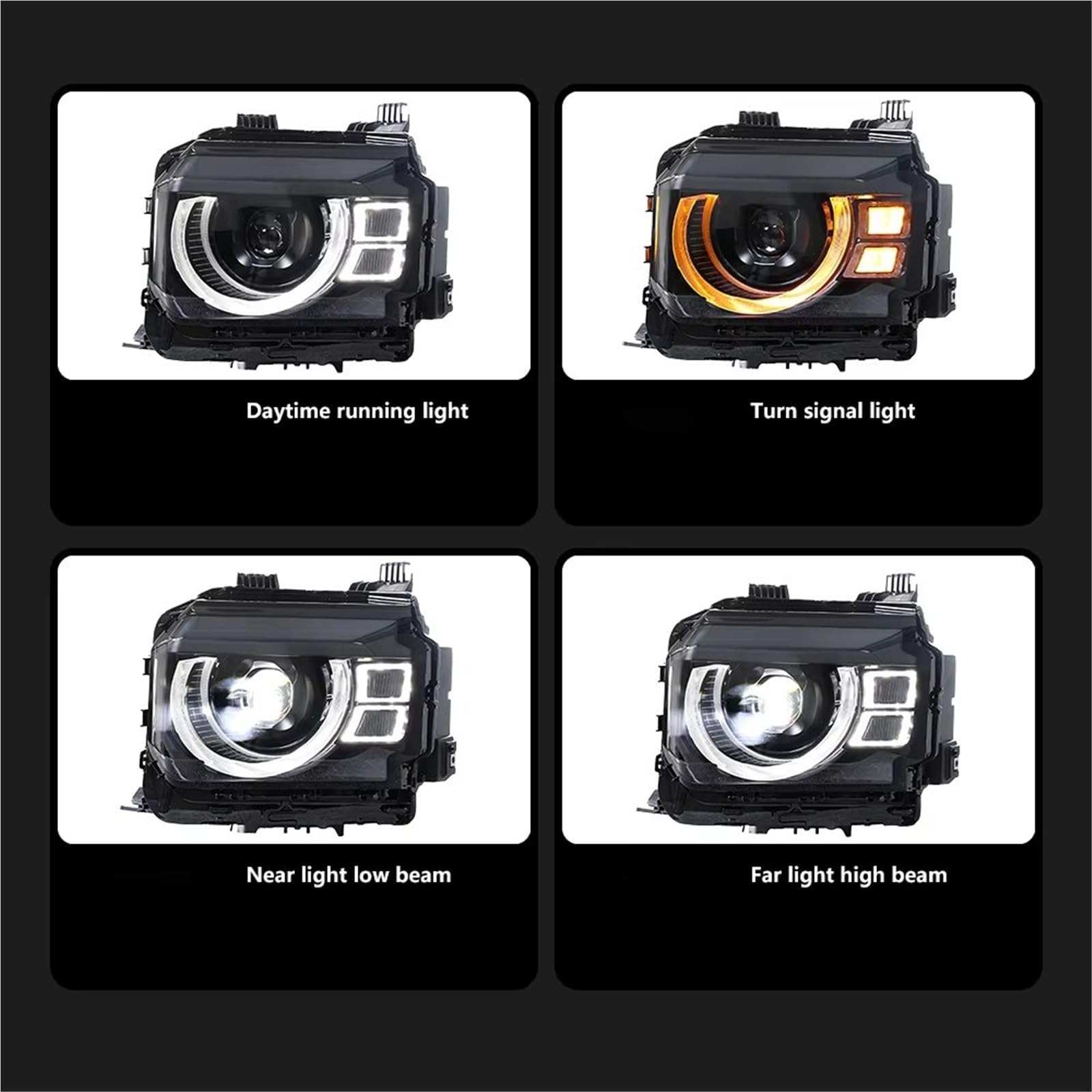 Fanale Anteriore Fari A LED Fari DRL Indicatori Direzione Abbaglianti Proiettore Angel Eye Per Jetour Per Traveller T2 2022 2023 2024 2025 Fari Guida Set