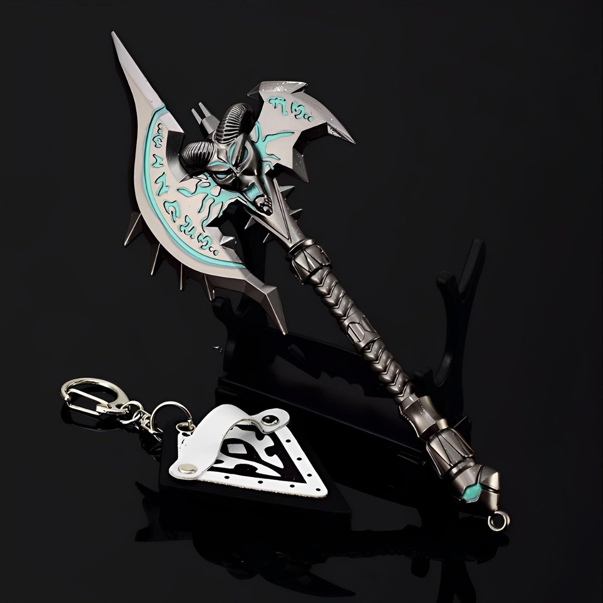 Figurine Anime, Modelli in Miniatura di Personaggi Giochi Fantasy con Supporti, Ashbringer, Frostmourne, Gorehowl