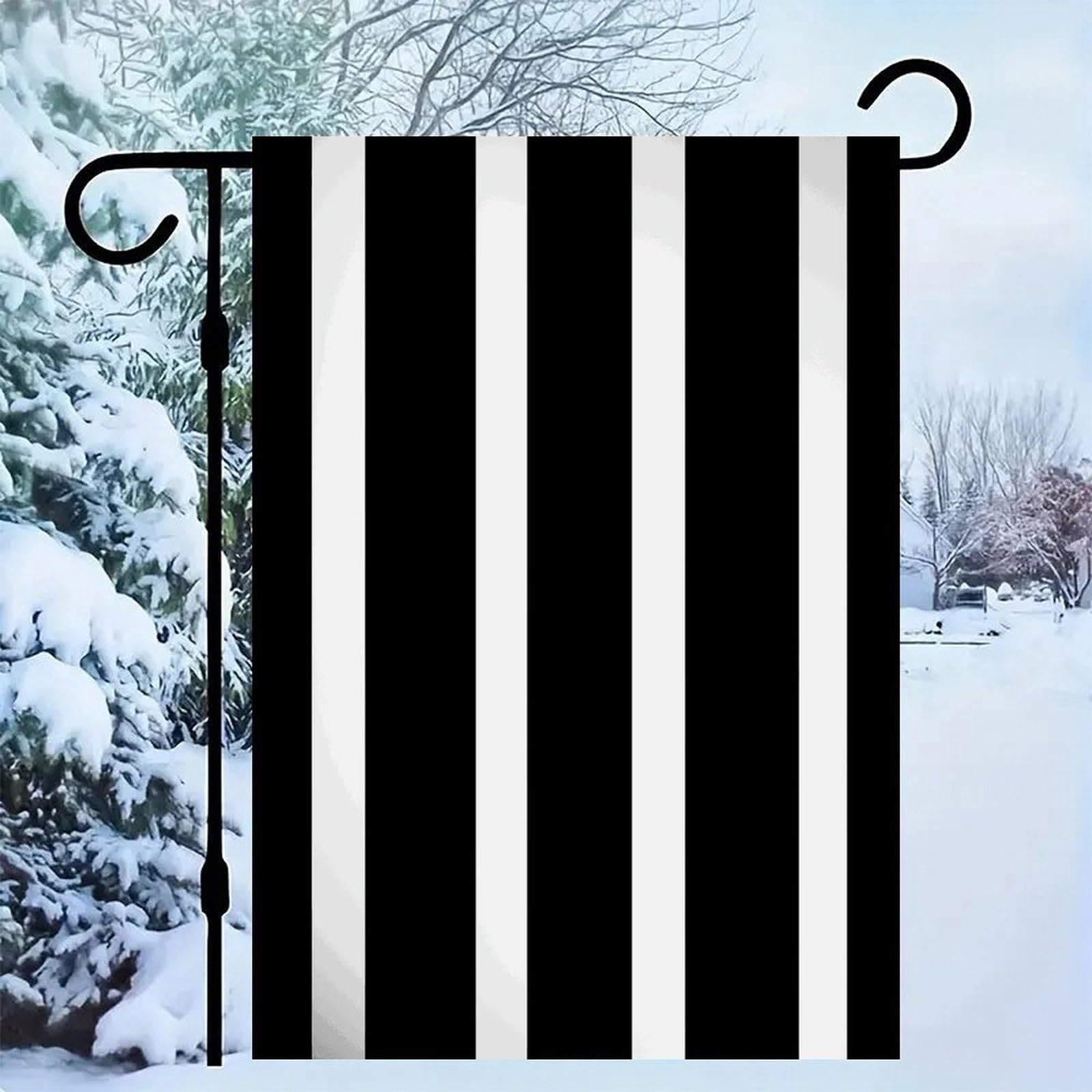 Bandera de jardín de doble cara con tejido resistente de temporada