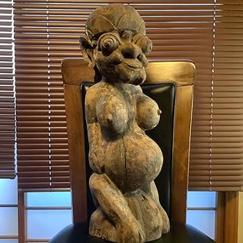 Amazon.co.jp: Vintageオセアニア原始民族「女神像」プリミティブ魔除