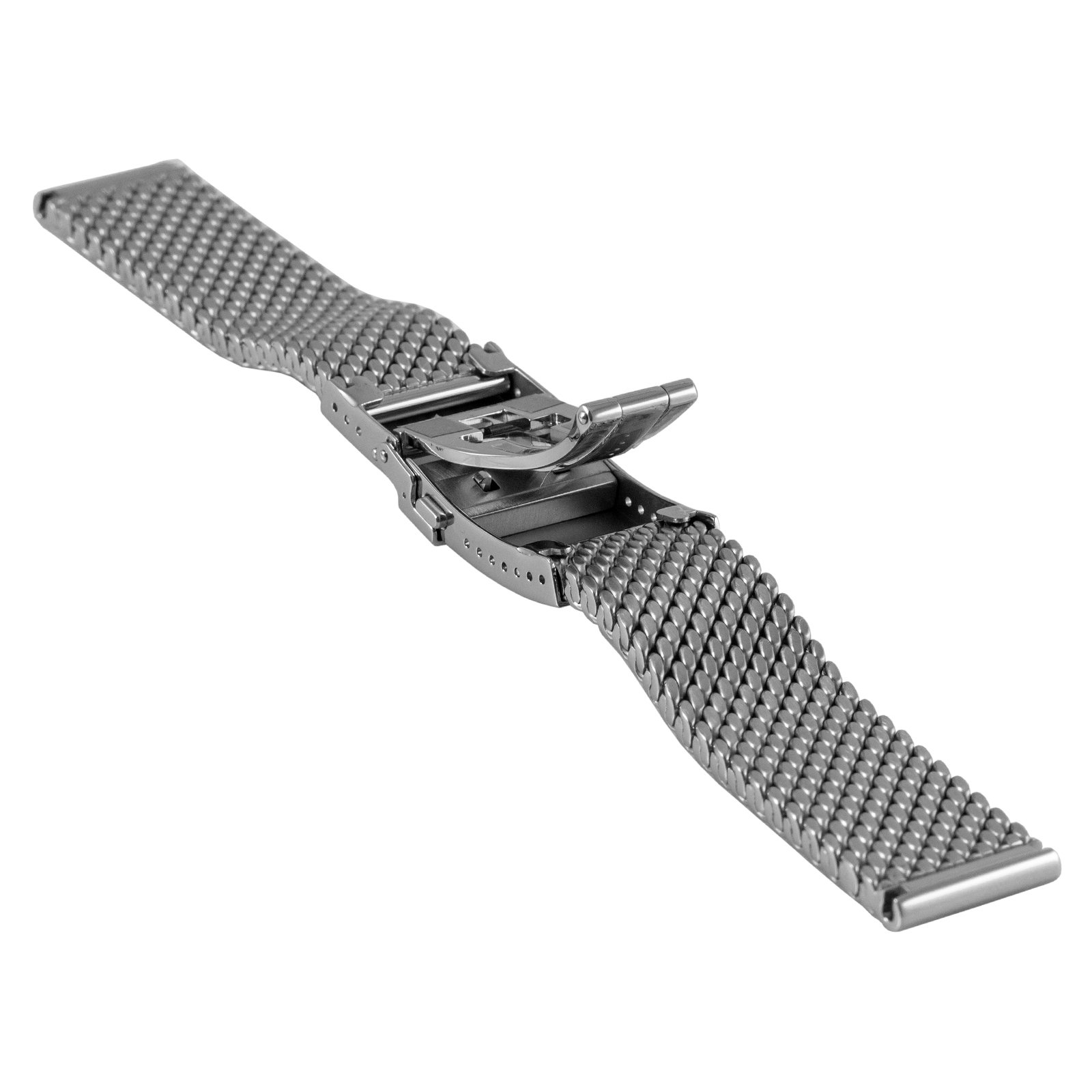 Staib Milanaisearmband Edelstahl STEEL-2784-20725APL Anstoß 20 mm Länge 170 mm