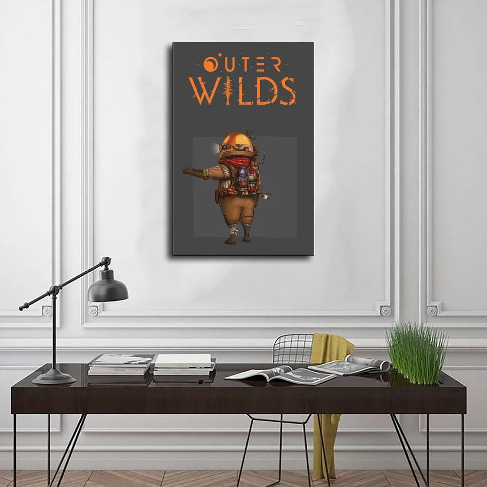 VZRSQZK Poster De Jeu Vidéo Outer Wilds - Impression Sur Toile - Impression D'art Moderne Pour Chambre à Coucher - 20 X 30 Cm