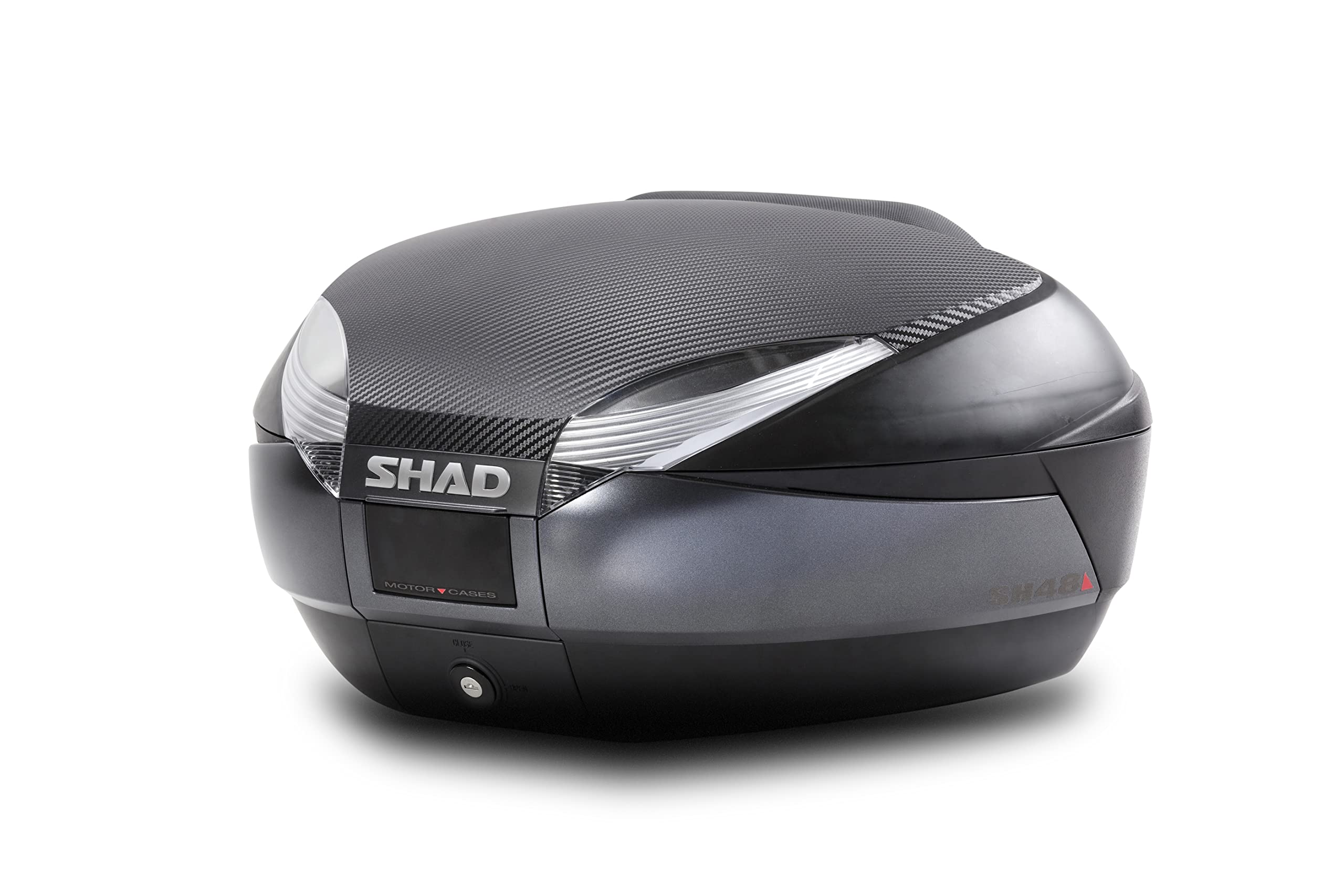 SHAD Top Case SH48 Grey Carbon + Respaldo