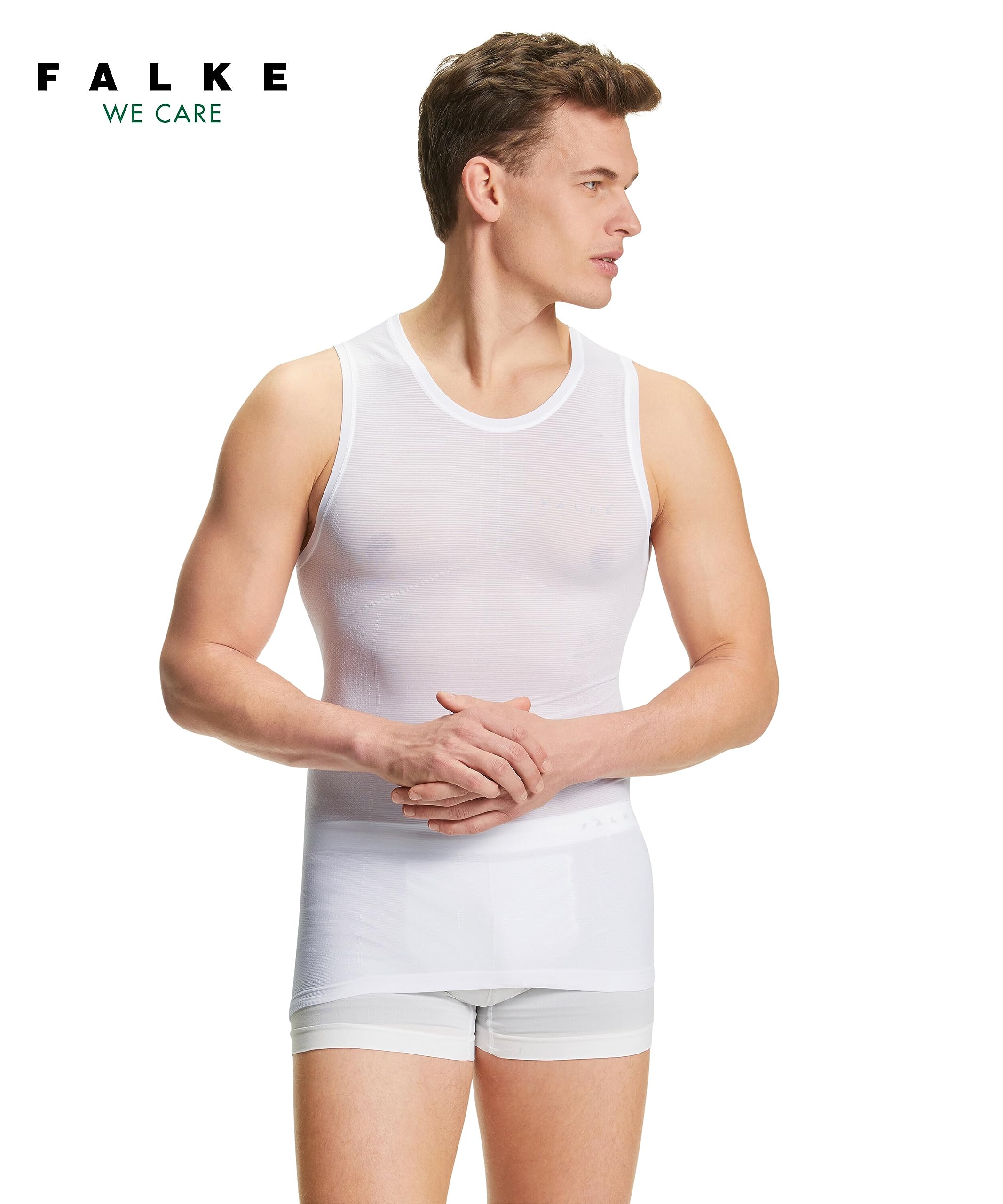 FALKE Herren Ultralight Cool Funktionsunterhemd Singlet schnelltrocknend atmungsaktiv nachhaltiges Funktionsmaterial warme bis heiße Temperaturen ultraleicht kühlend Funktionsunterwäsche 1 Stück