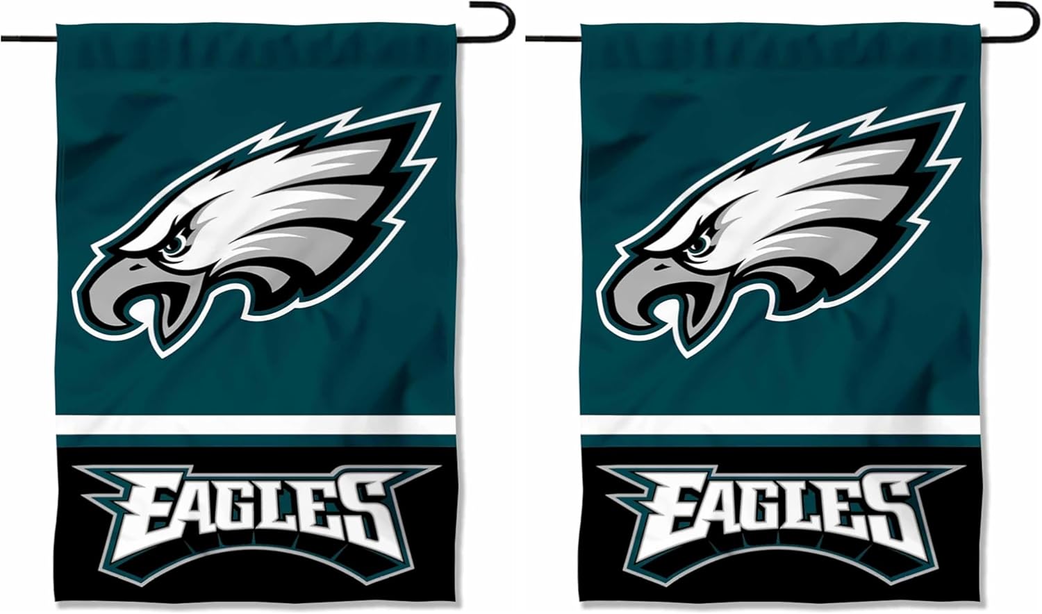 Philadelphia Eagles Double Sided Garden Flag (Pack of 2)