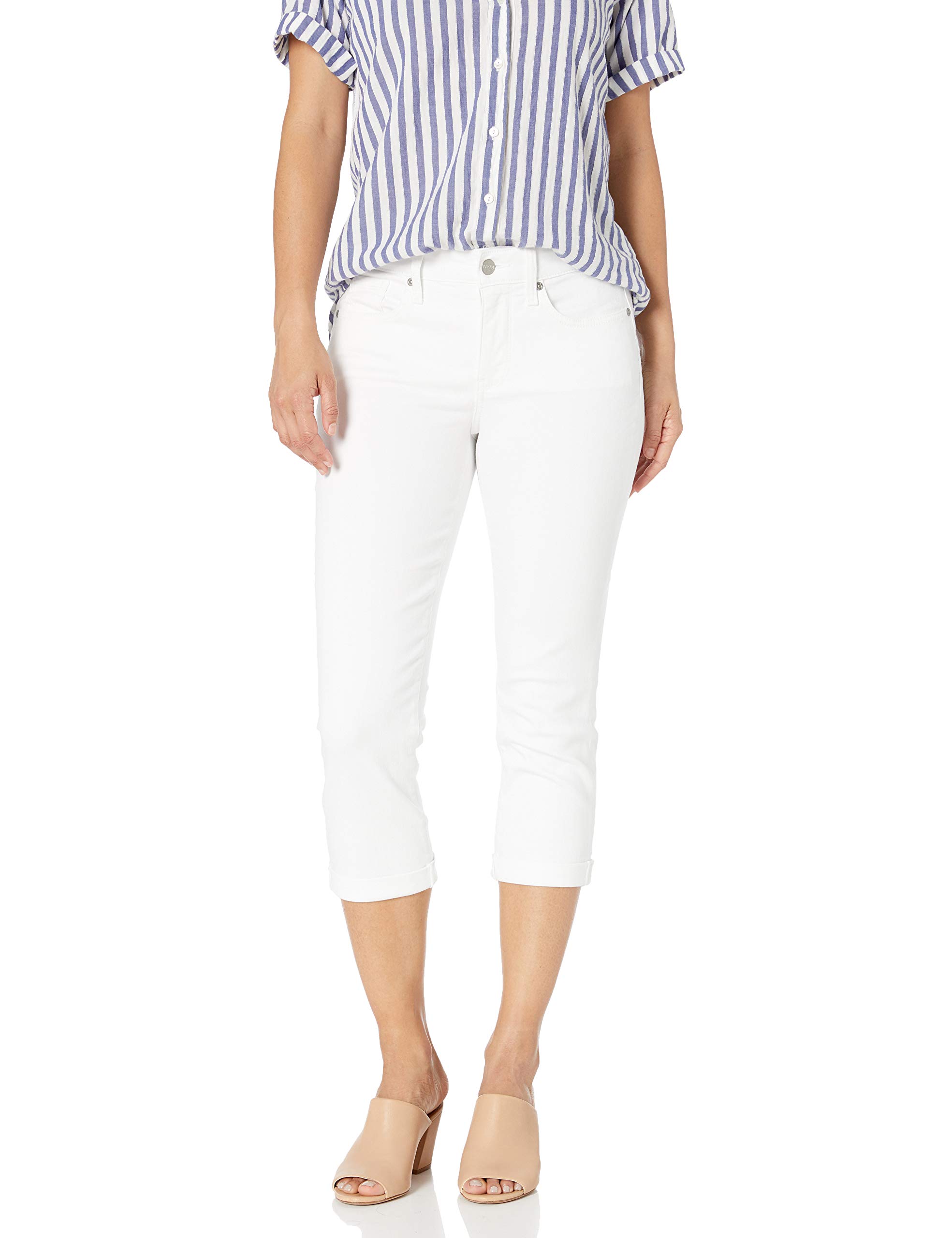 NYDJ Womens Petite Chloe Capri