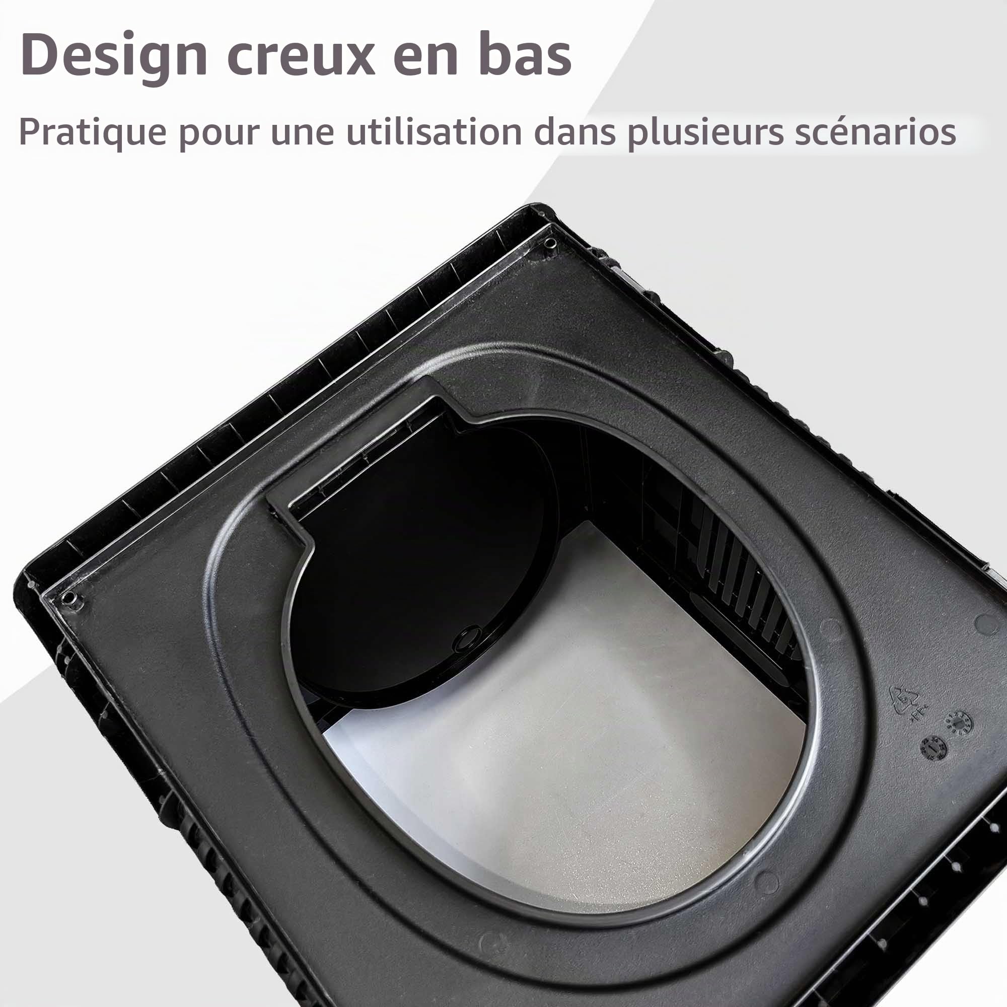 Toilettes de camping pliables grand format - Toilettes sèches de camping sans produits chimiques pour le camping, les festivals, les embouteillages, les tentes