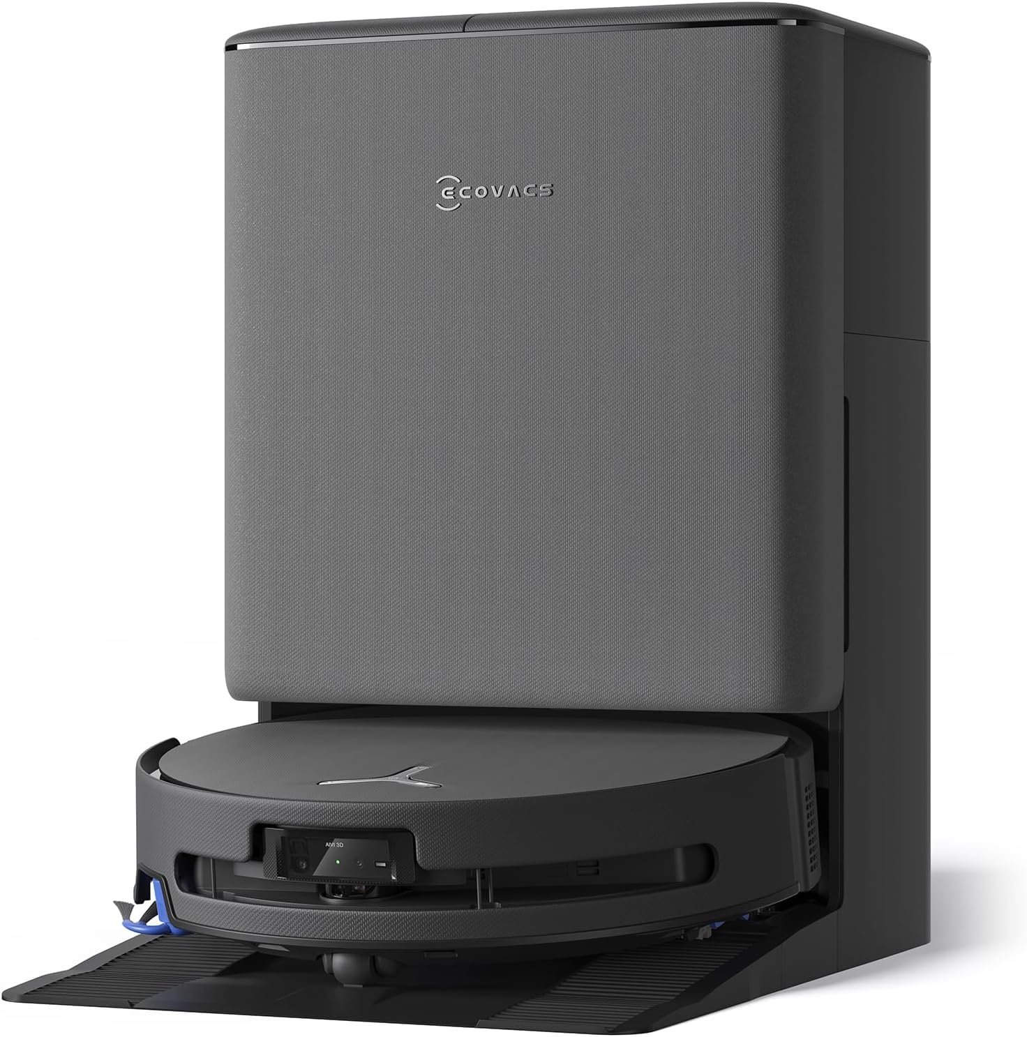 ECOVACS DEEBOT X9S PRO Omni Robot Vacuum and Mop, 30,000Pa Suction, Instant Self-Cleaning OZMO Roller Mop, TruEdge Deep Edge Cleaning, ZeroTangle, Dual-Cleaning Solution System, AI Obstacle Avoidance