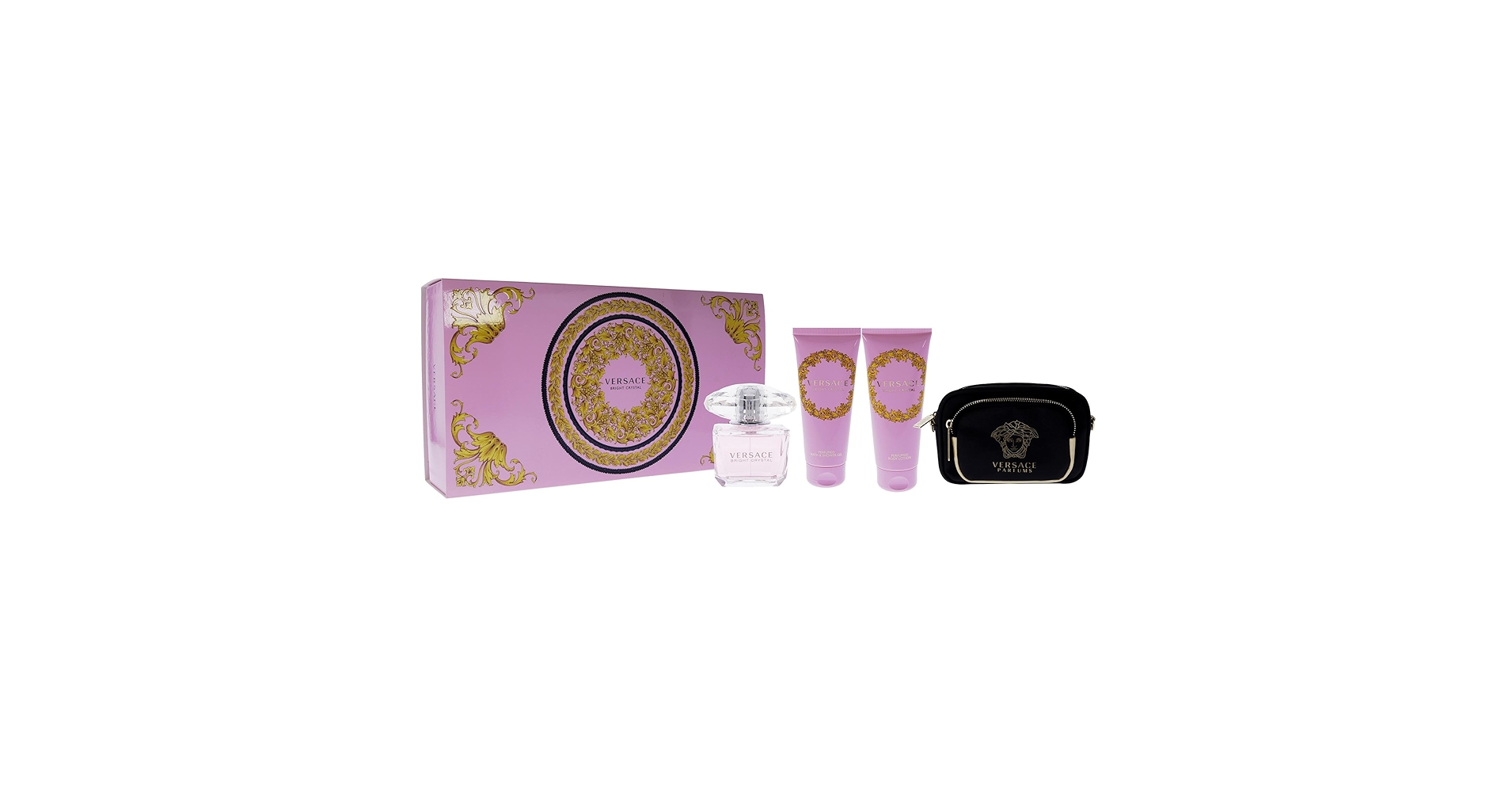 VERSACE BRIGHT CRYSTAL 香水・ボディローションセット Versace Bright Crystal Travel Set