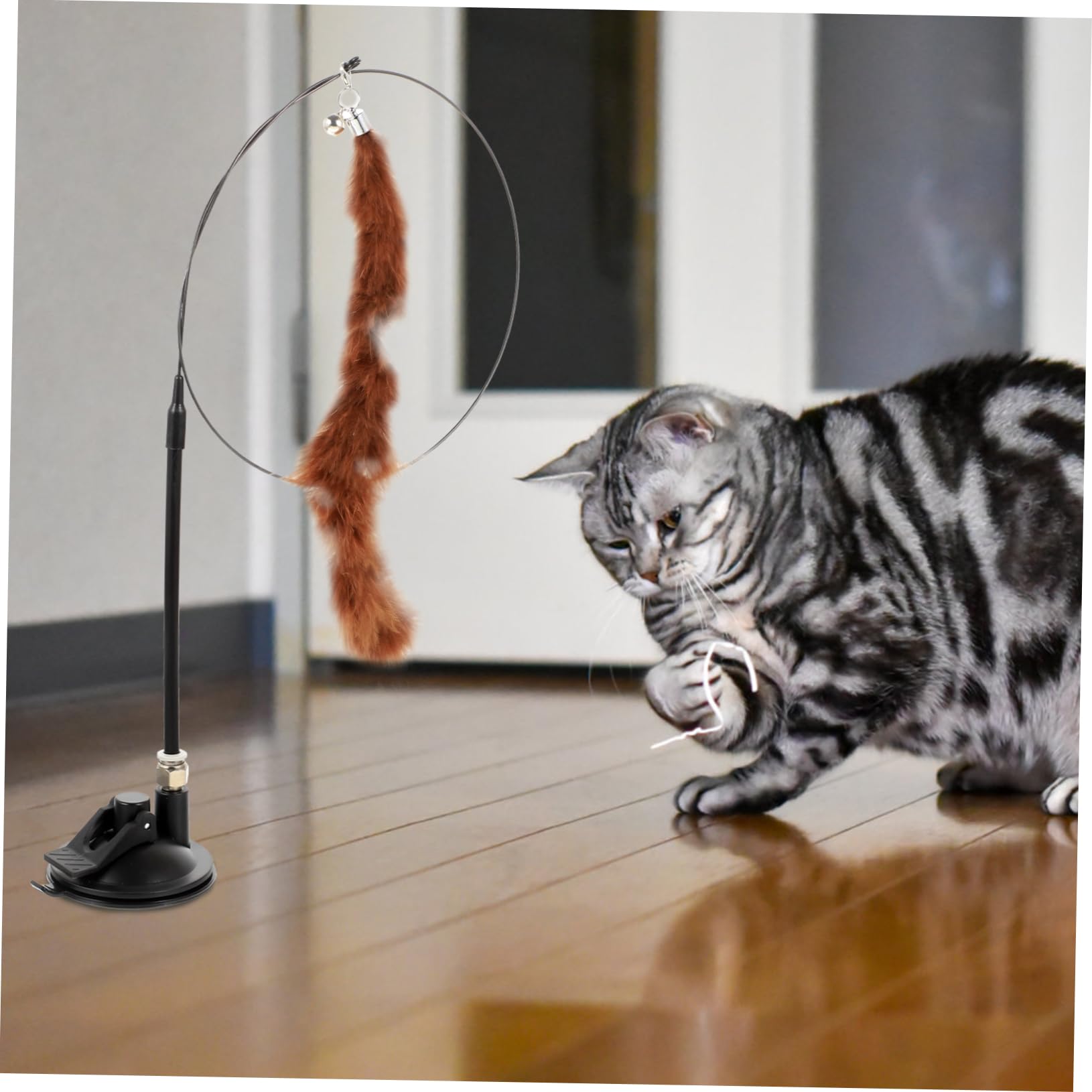 DOITOOL Lot De 3 Jouets Interactifs pour Chatons Clochettes Amusantes en Peluche pour Animaux De Compagnie 6 Pièces X 3