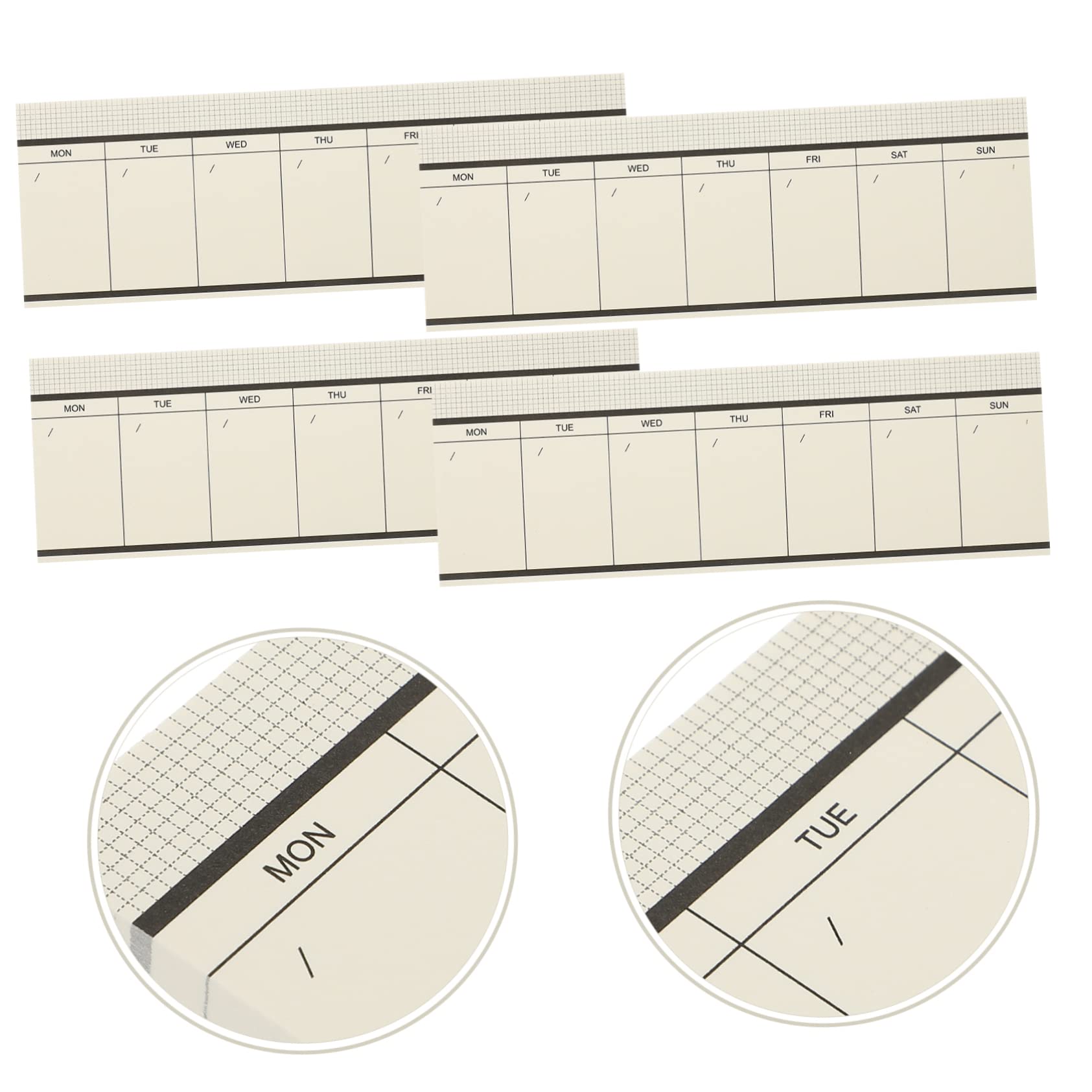 jojofuny 3 Set Blocco Note Memo Pad Per Pianificazione Settimanale Blocchi Appunti Strappabili Per Ufficio E Studio Planner Giornaliero Semplice E Funzionale Per Studenti E 4 Pezzi * 3