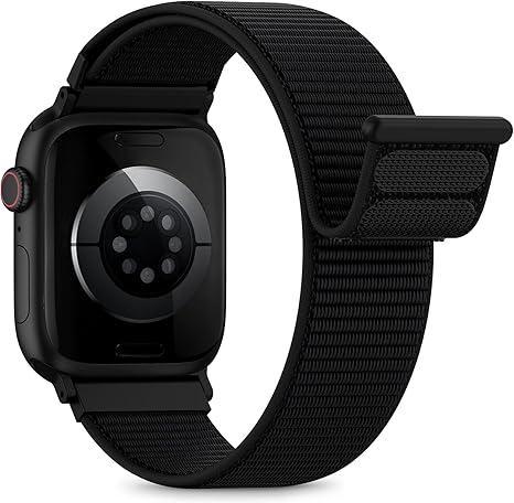 Nylon Loop Sport Band Compatible with Apple Watch