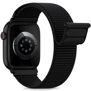 Nylon Loop Sport Band Compatible with Apple Watch Bands 38mm 40mm 41mm 42mm for Women Men iWatch Wrist