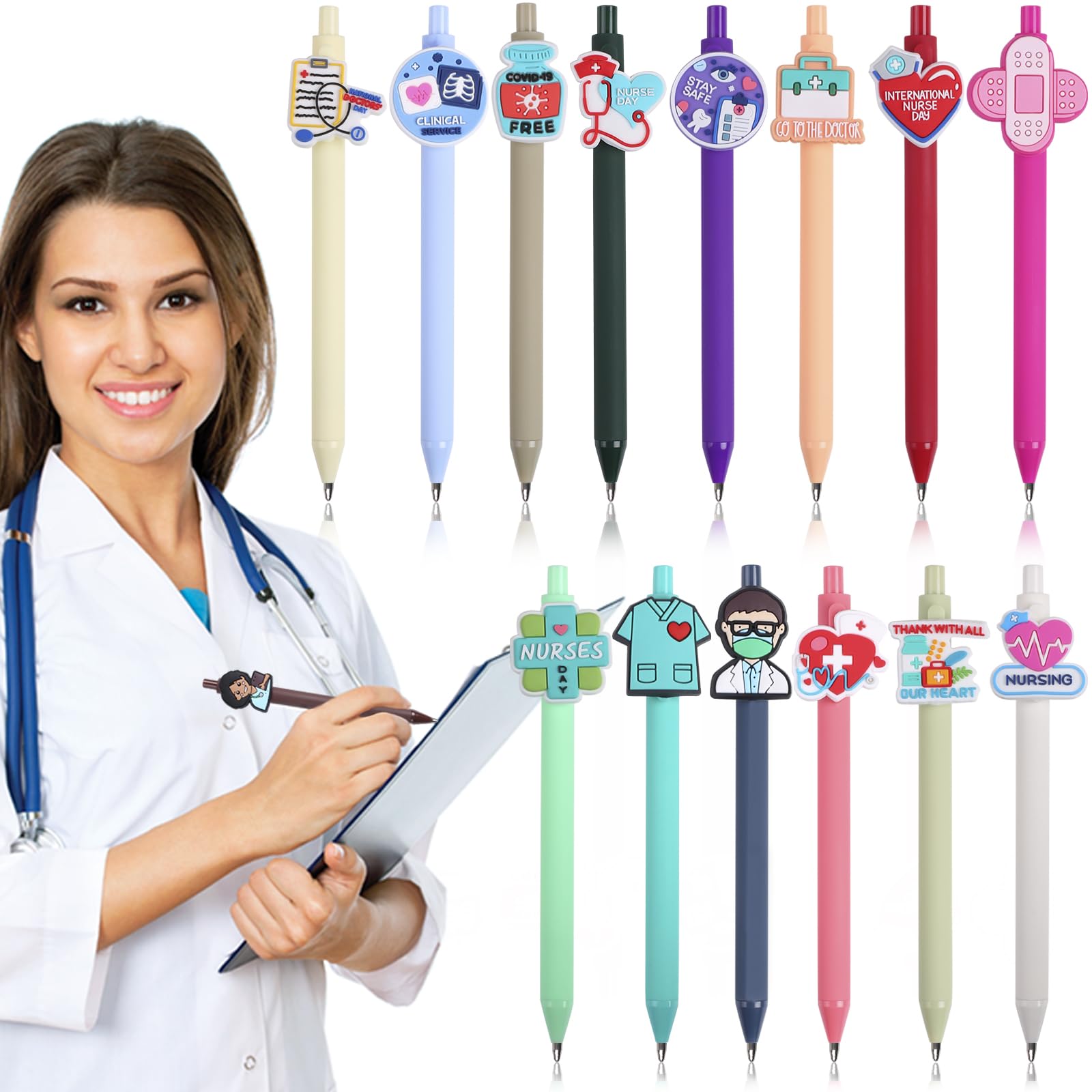Nurse Pens - Appreciation Gifts for Nurses -3 Nurse Pens - Appreciation Gifts for Nurses -3