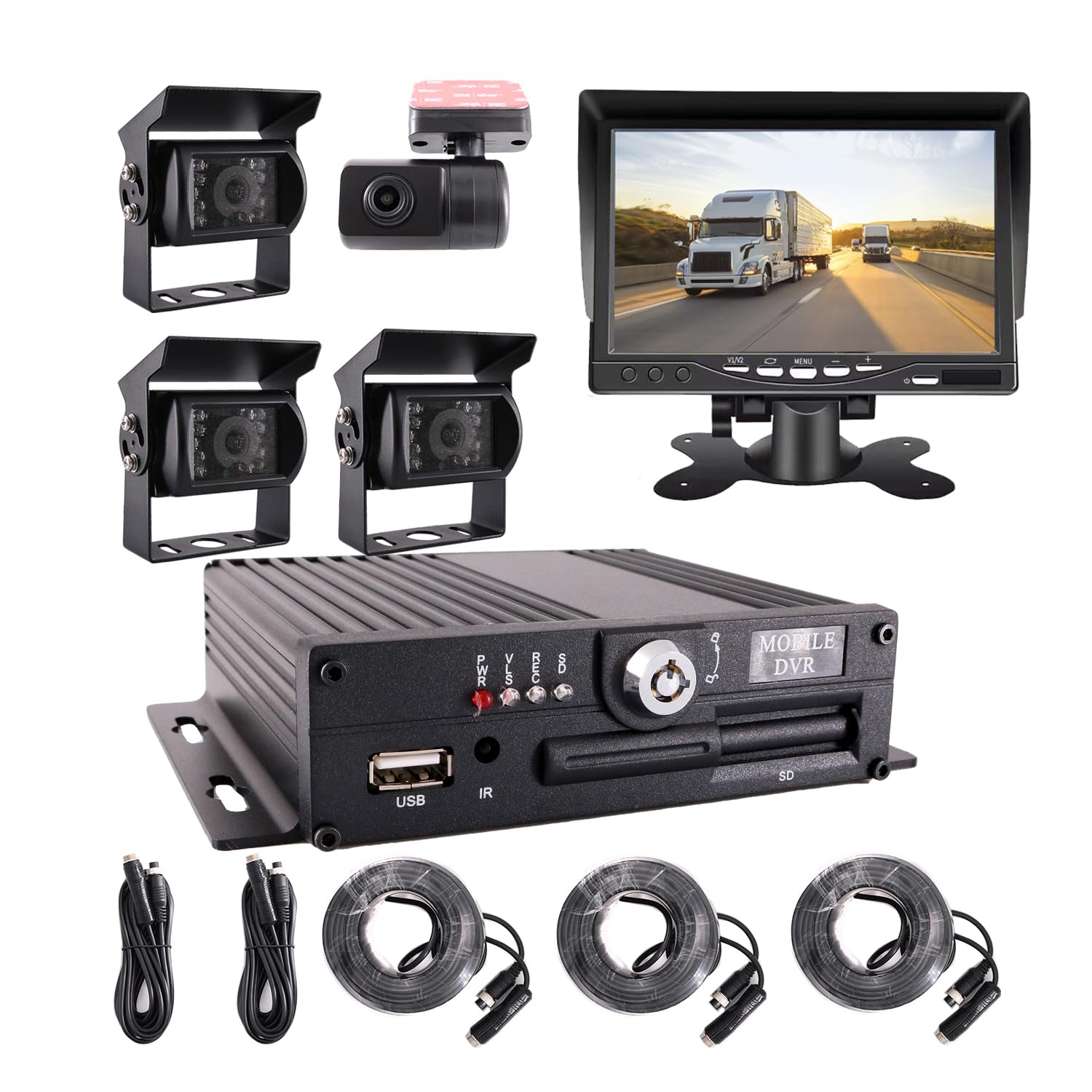 Amazon.com: JOINLGO 4 Channel 256GB 1080P AHD Mobile Vehicle Car