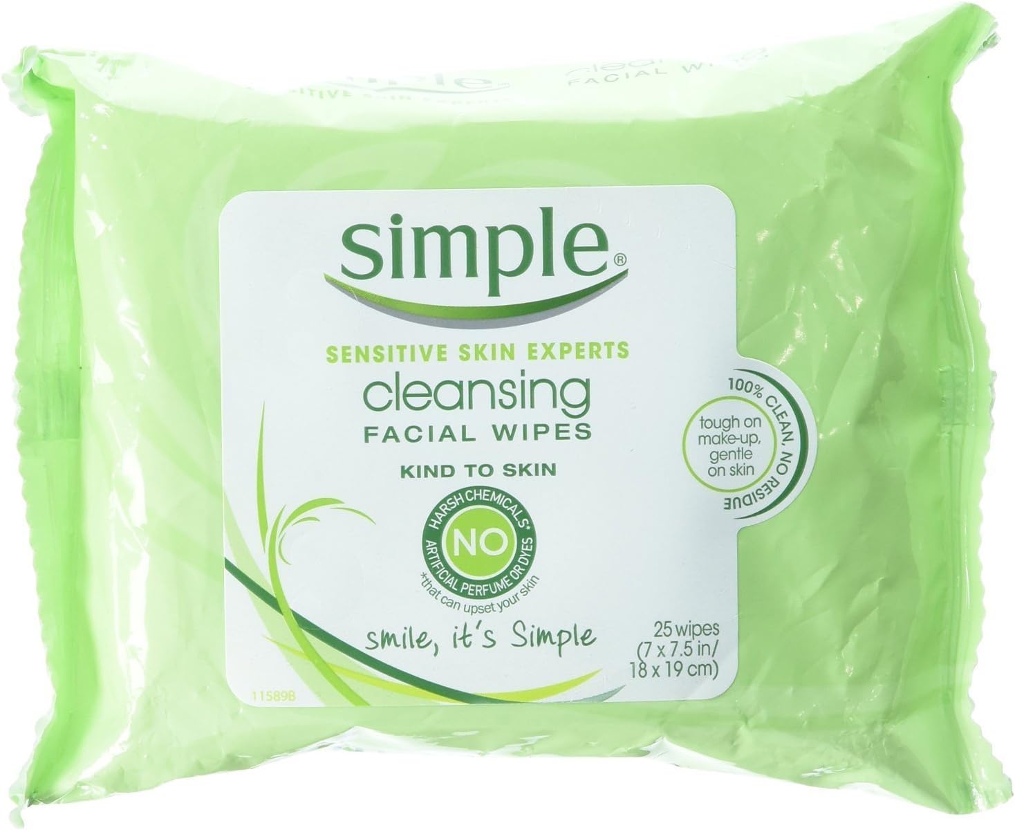 simpleCleansing Facial Wipes (Packaging may vary),25 Each