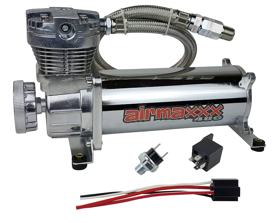 Y-AFTER@AERO専用 Amazon.com: airmaxxx 480 Chrome Air Compressor Kit – 12V, 90