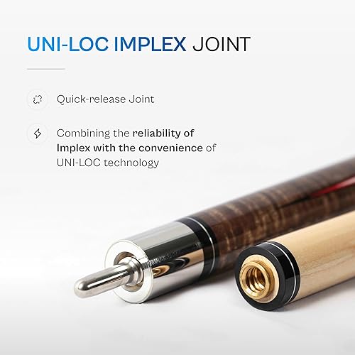 Miniatura 4 de PEARSON Cues Elite Series PEL - Taco de billar (2 piezas, 58 pulgadas)