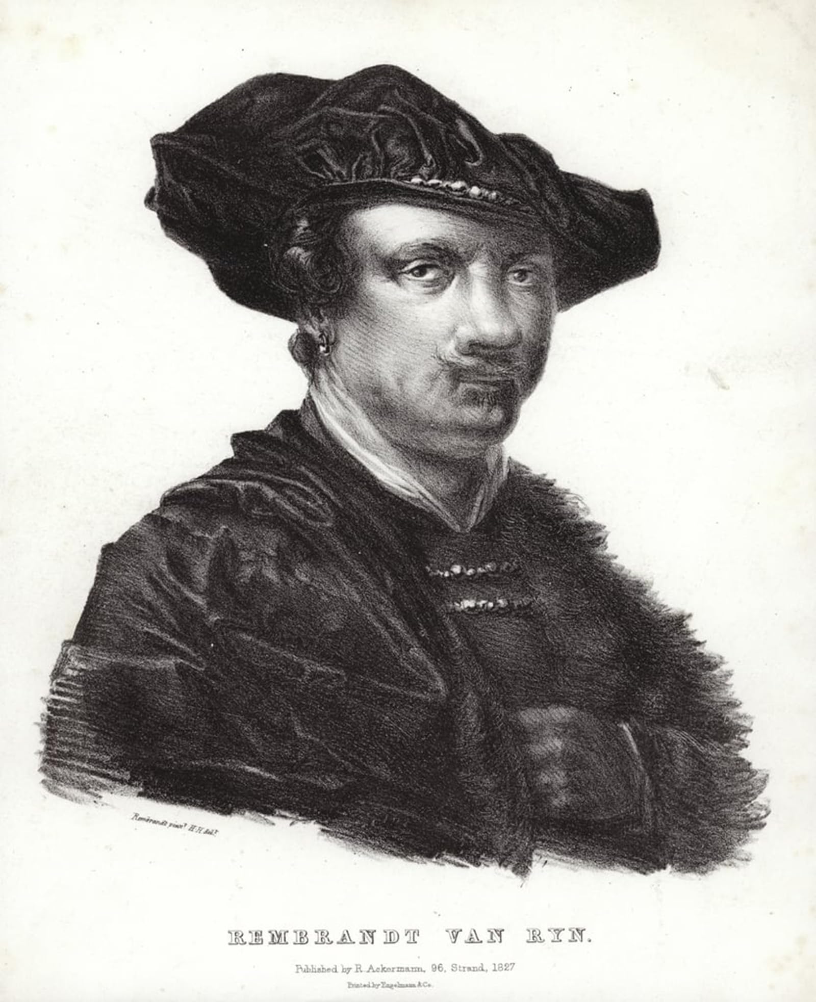 POSTERIIk Vintage Art Print Images Pictures Print Rembrandt van ryn by Rembrandt van Rijn Modern Colour Posters for Office Home Decor 60x90cm