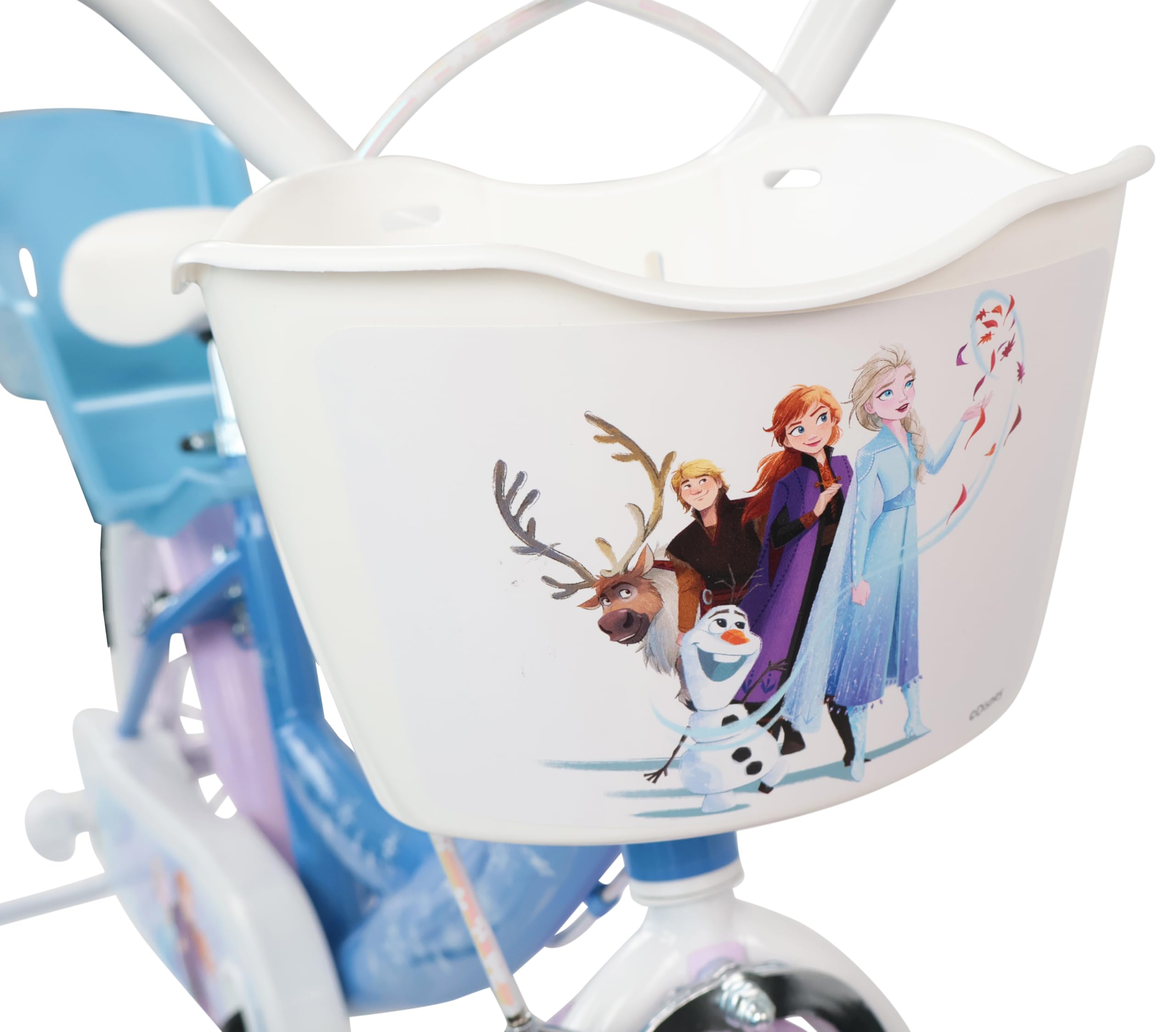 Denver Bicicletta Bambina 16 Pollici Frozen, Rotelle Rimovibili, Freni Caliper, Telaio Acciaio