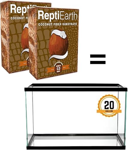 Miniatura 7 de ReptiEarth - Ropa de cama de reptiles, sustrato de fibra de coco esponjoso de 12 cuartos de galón de coco orgánico listo para usar para terrario de