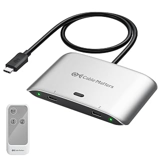 Cable Matters 20Gbps USB C KVM Switch for 2 Computers, 140W PD Charging - Amazon product rated Grade A
